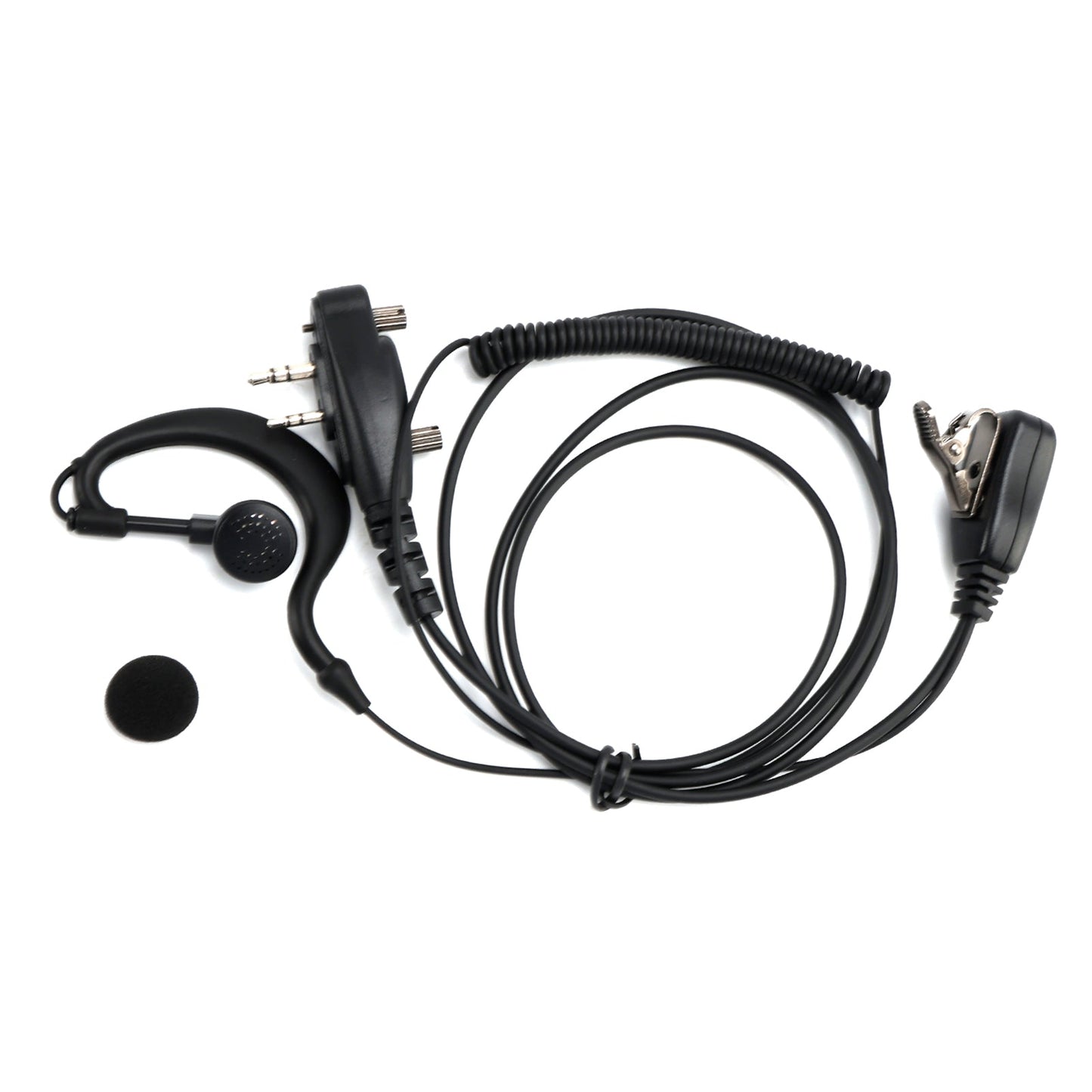 ICOM F1000-011 Curved Earhook Headset For ICOM A16 IC-F3230 F4230D F1100 F2100D
