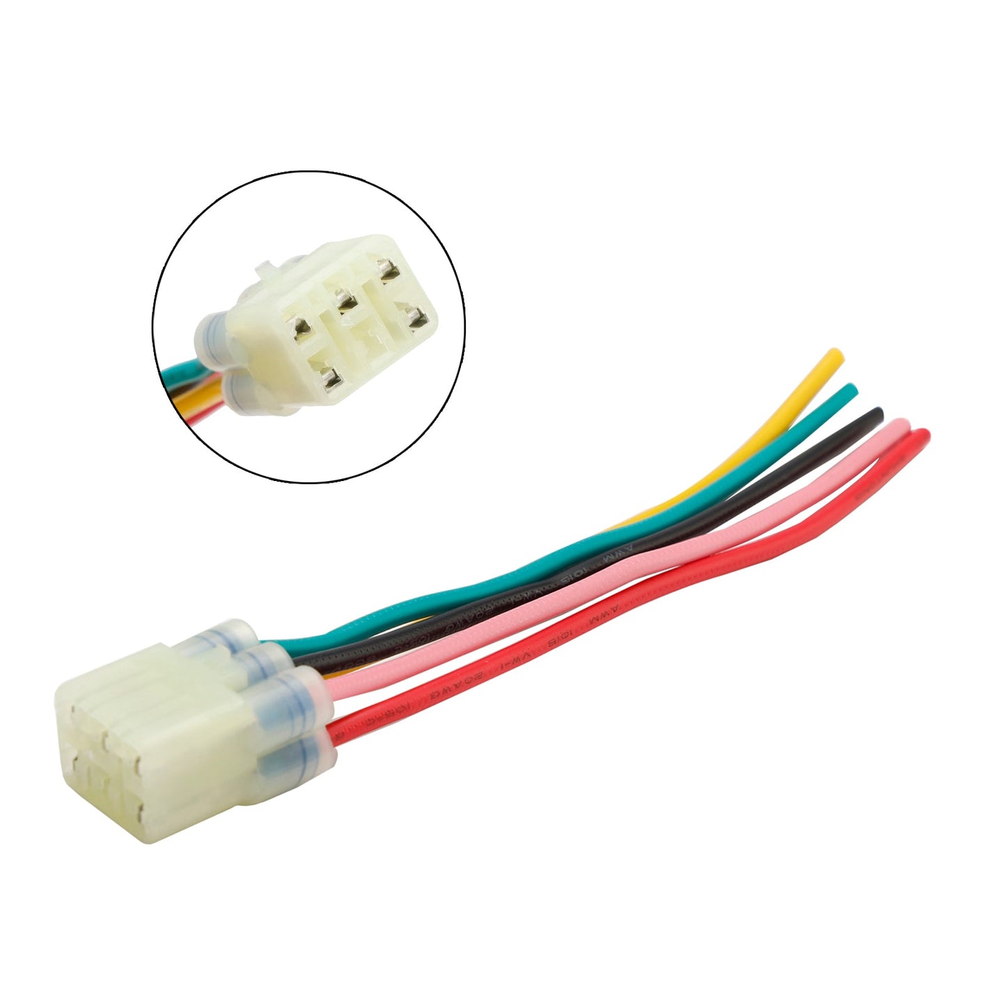 Regulator Rectifier Connector Plug fit for Kymco ATV MXU150 05-14 Mxer 150 02-11