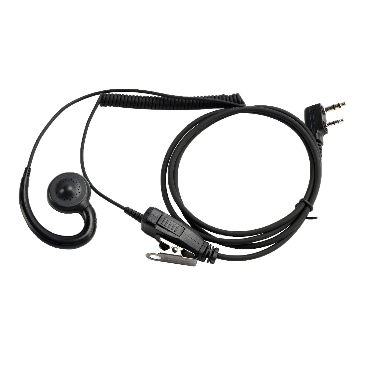 K-018 Small PTT-B6 Curve Hook Earhook Headset For TK-240 TH-G71A LT-2288 UV-5RA