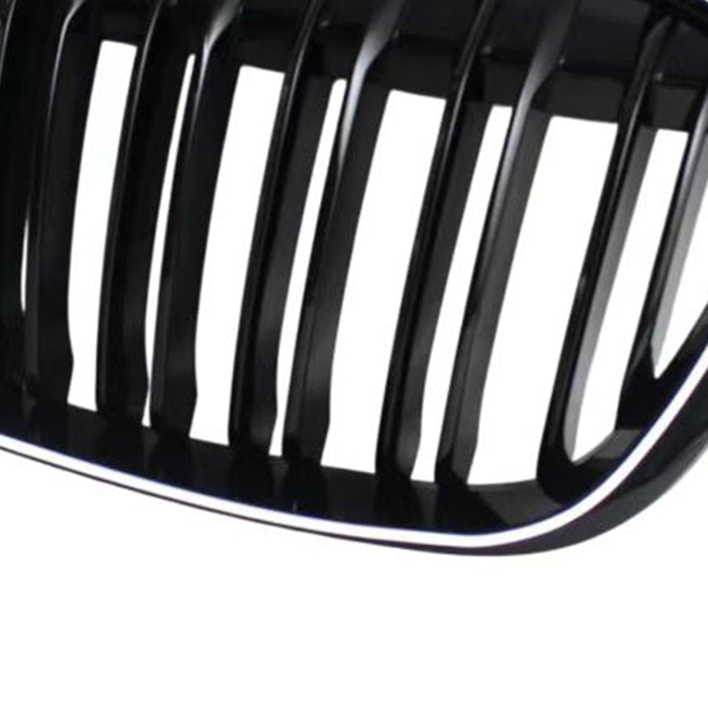 2016-2019 Fit BMW X1 F48 F49 Gloss Black Front Kidney Grill Grille Dual Line