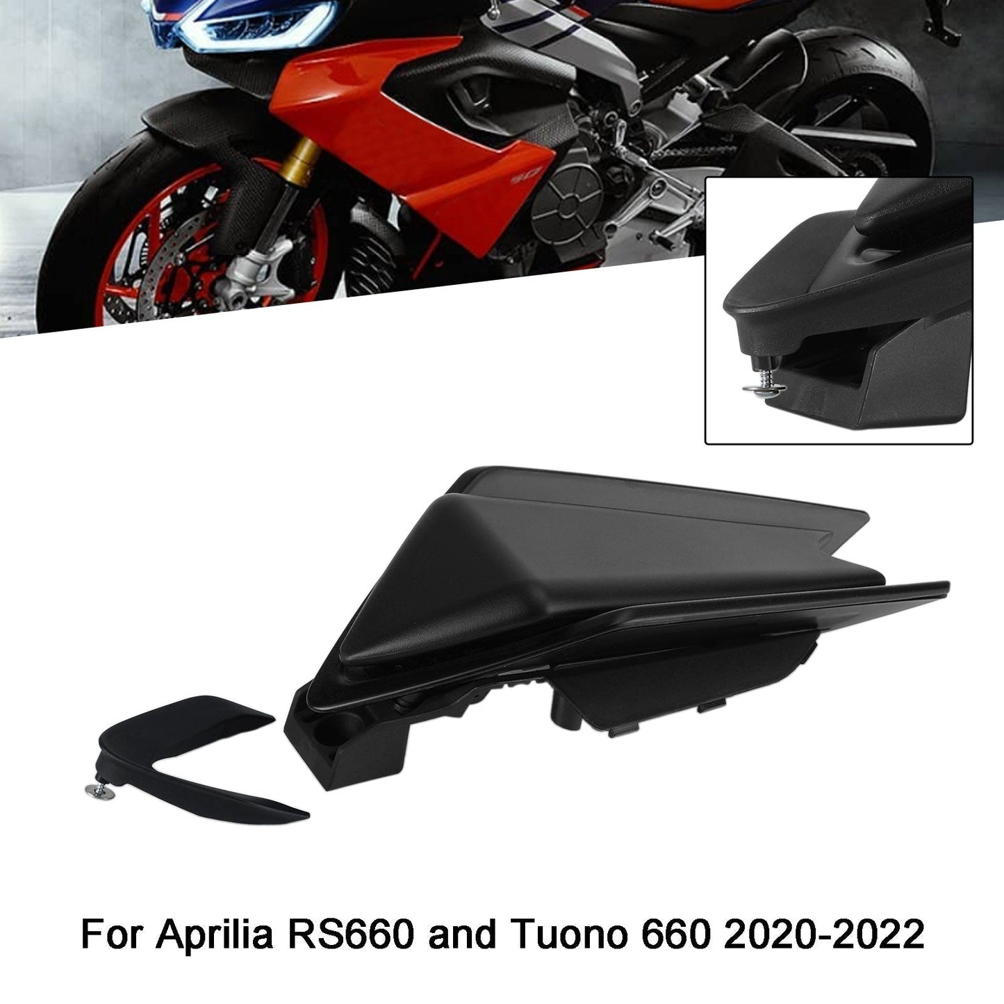 2021-2024 Aprilia RSV4 Rear Cowl Tail FAIRING Cover Black