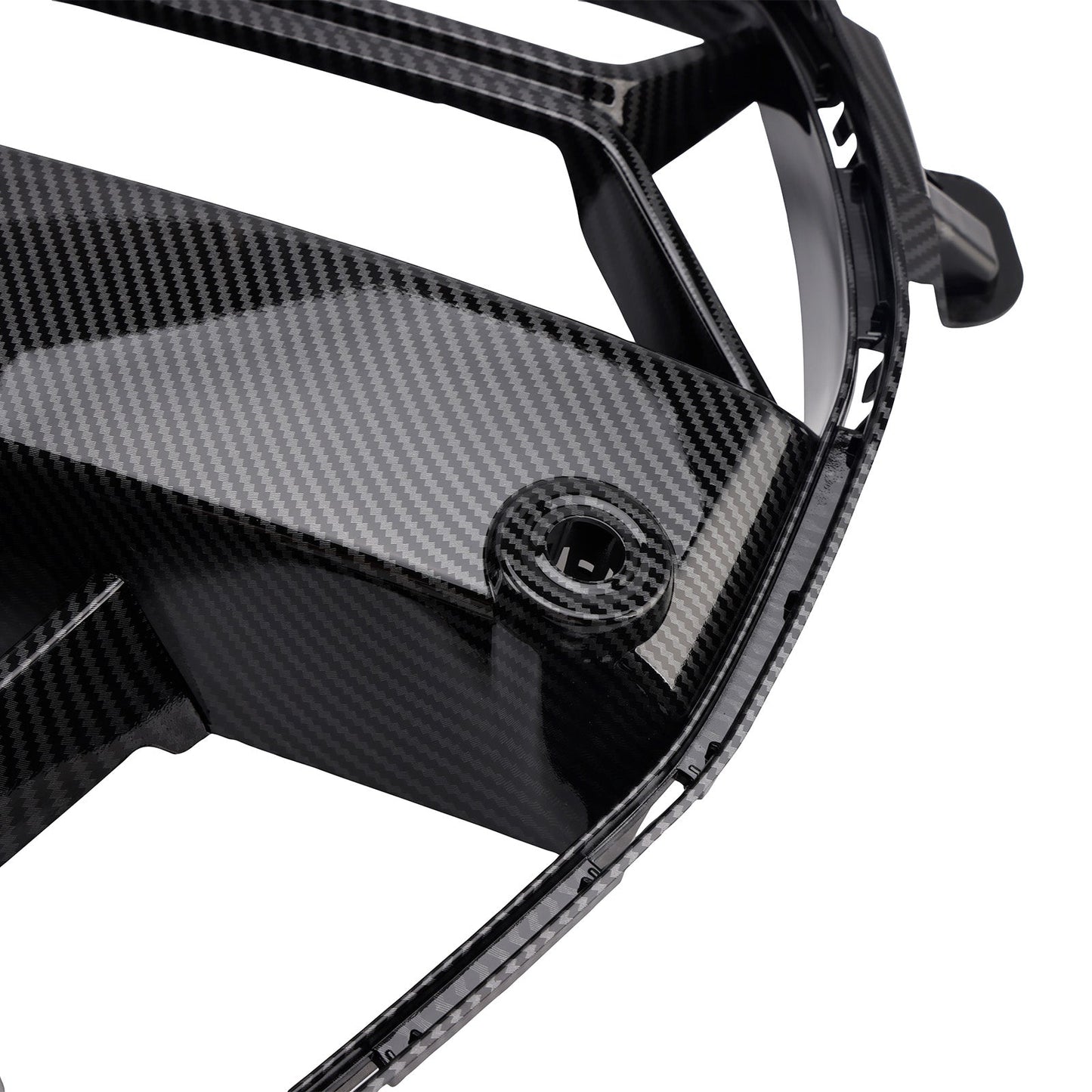 CSL Style Front Bumper Grill Grille Fit BMW M3 G80 M4 G82 2021-2026 Gloss Black