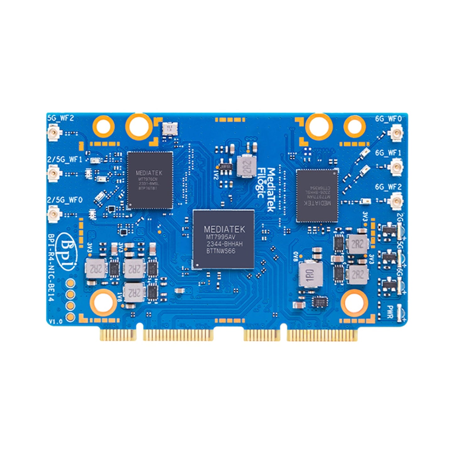 BPI-R4-NIC-BE14 Open Source Router BPI-R4-WiFi7 Module Banana Pi R4 WiFi7 Module