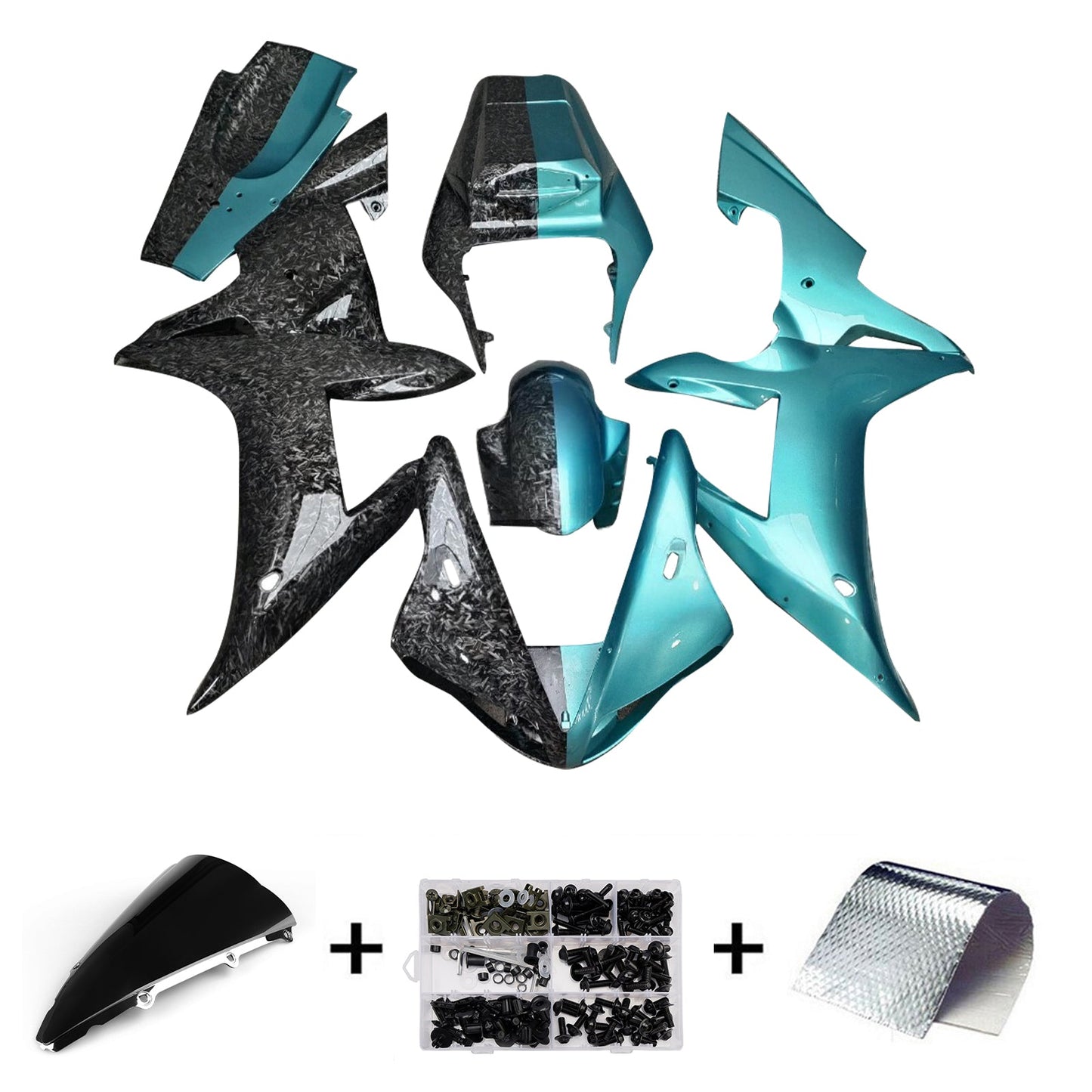 Injection Fairing Kit Bodywork Plastic ABS For Yamaha YZFR1 YZF-R1 2002-2003