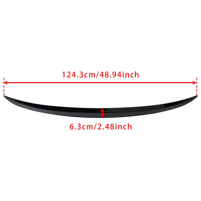 2019+ Benz GLE Class Coupe C167 AMG Style Gloss Black Rear Boot Spoiler