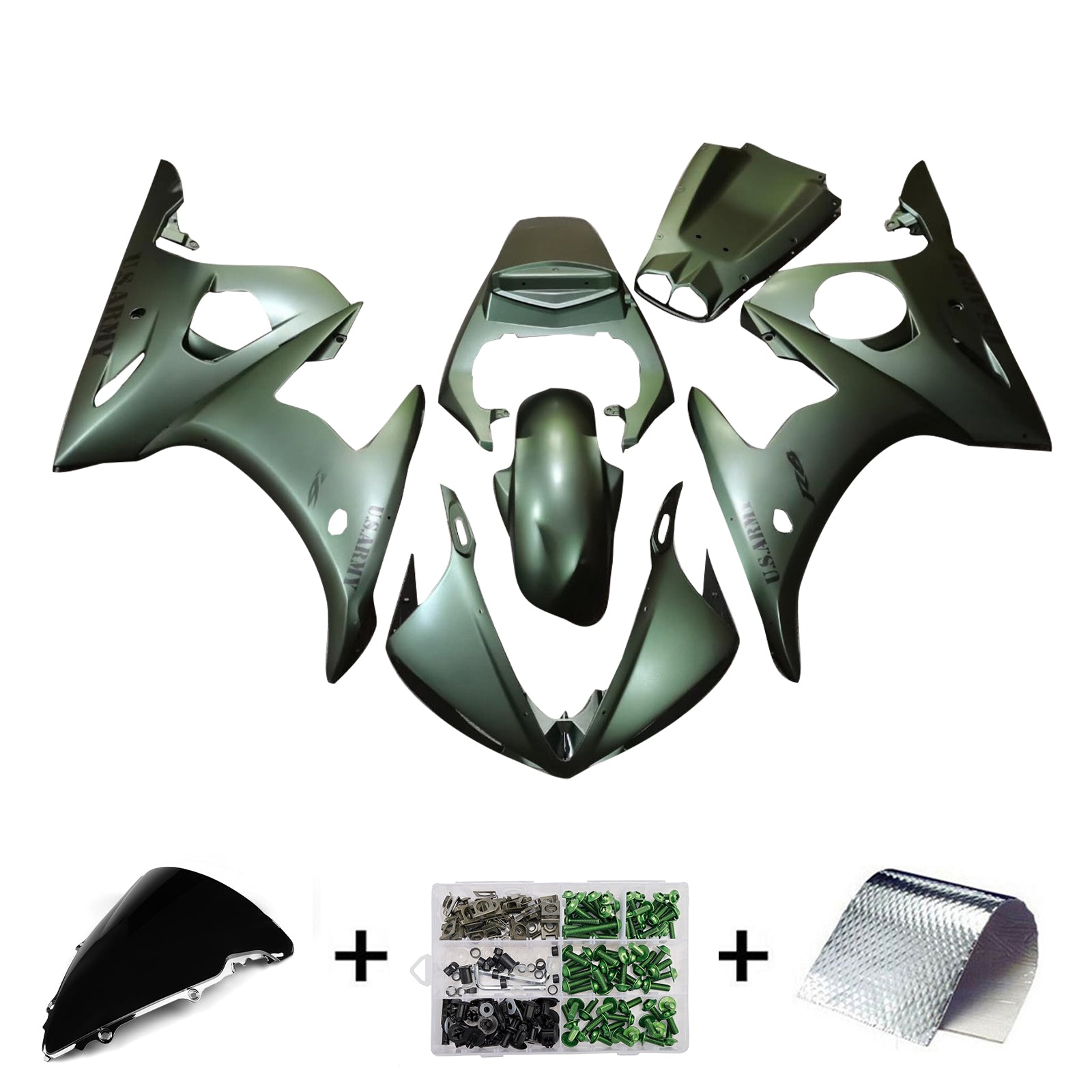 Injection Fairing Kit Bodywork For Yamaha YZF-R6 2003-2004 R6S 2006-20 ...