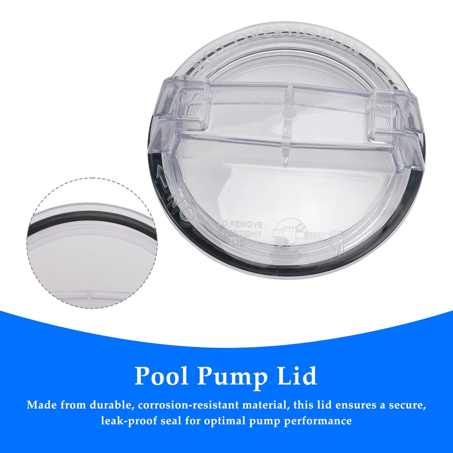 For CMP 25304-000-020 Sta-Rite Replacement Dura Glass Pump Lid C3-139P1