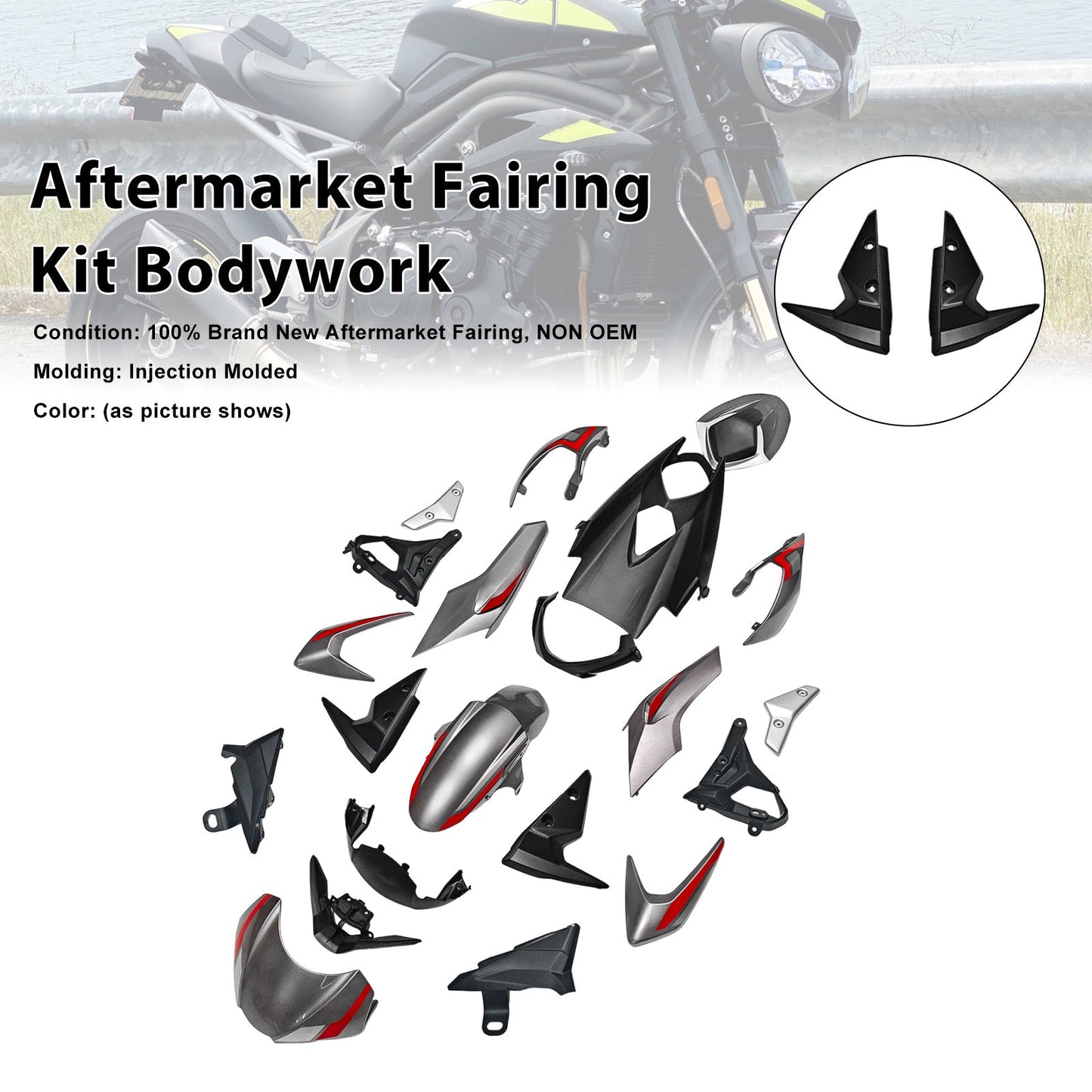 2020-2022 for Street Triple 765 R/RS Injection Bodywork Fairing Kit
