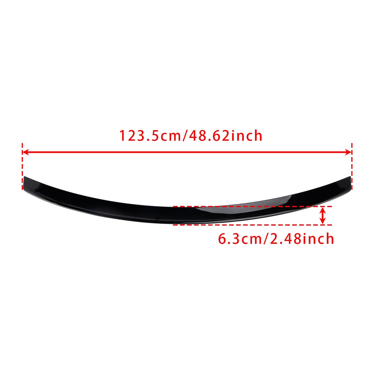 2010-2018 Mercedes-Benz CLS-Class W218 C218 Gloss Black Rear Boot Spoiler