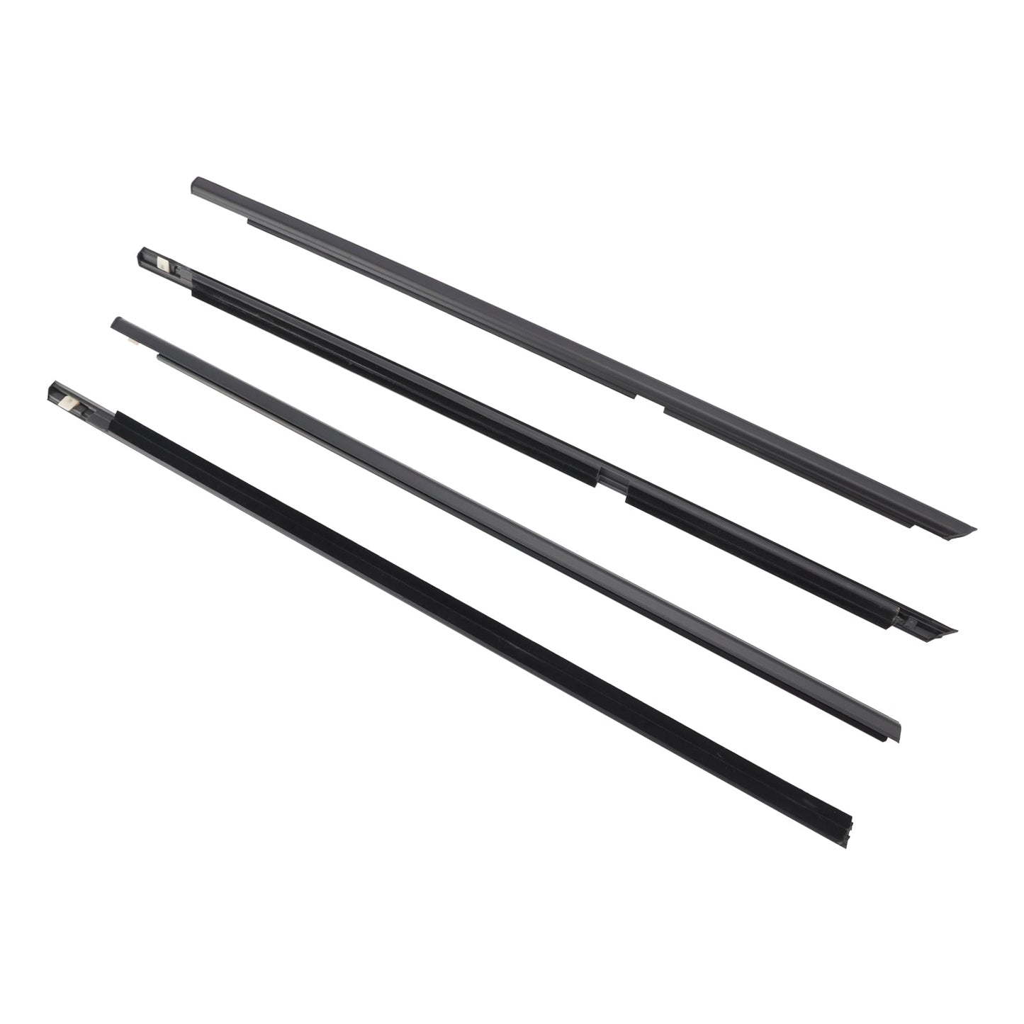 2009-2013 Suzuki Grand Vitara 4PCS Door Glass Belt Outer Molding Weatherstrip