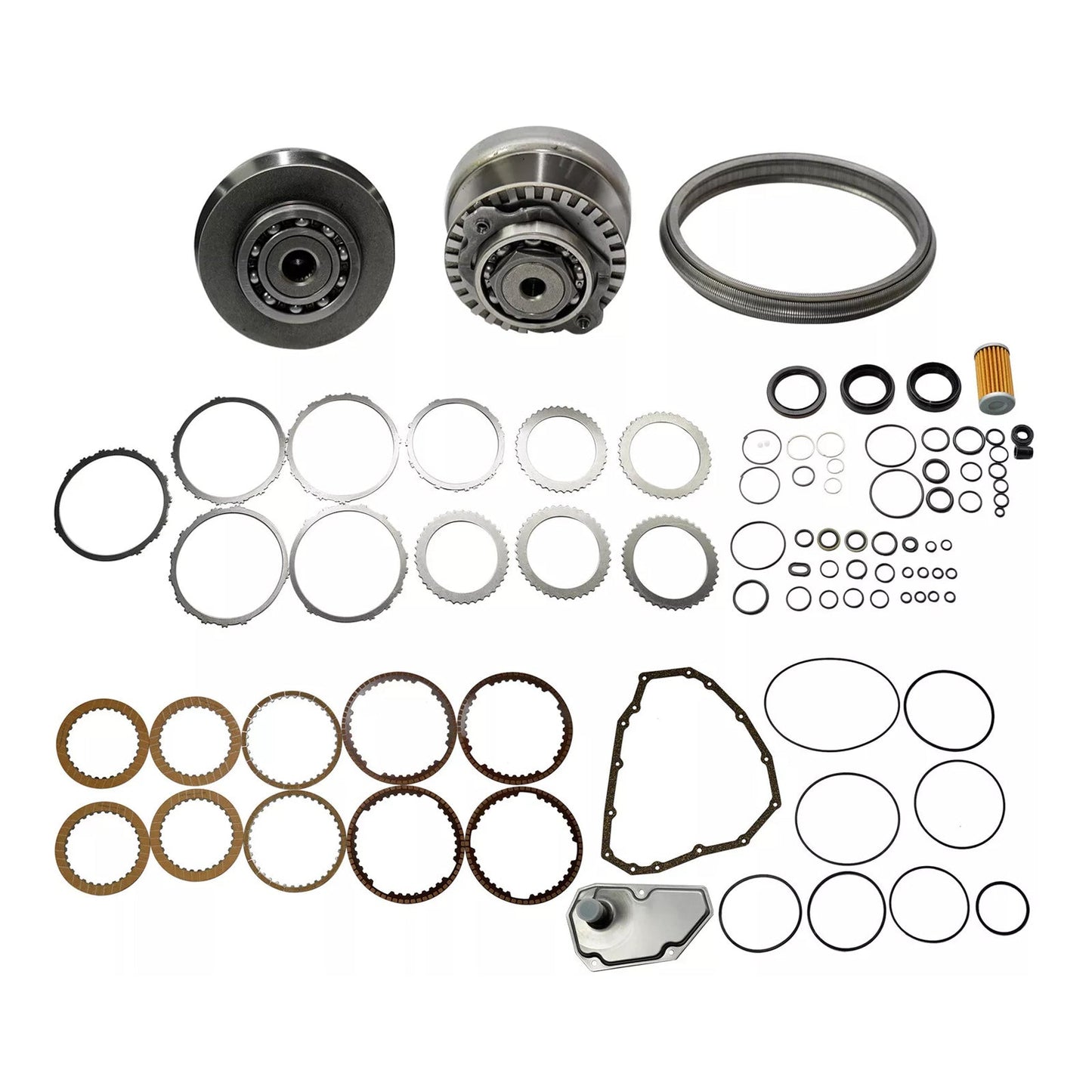 2012-2015 Nissan VERSA L4 1.6L 1.8L Transmission Master Rebuild Kit & Pulley W/ Belt JF015E RE0F11A 29T