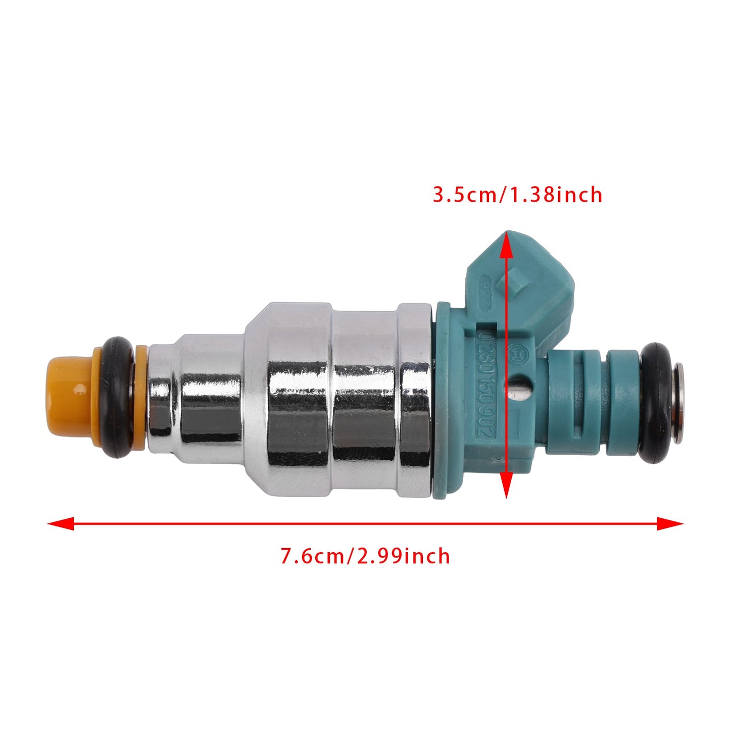 1Pcs Fuel Injector For Volkswagen Golf Cabriolet Jetta Fox 1.8L I4 0280150902