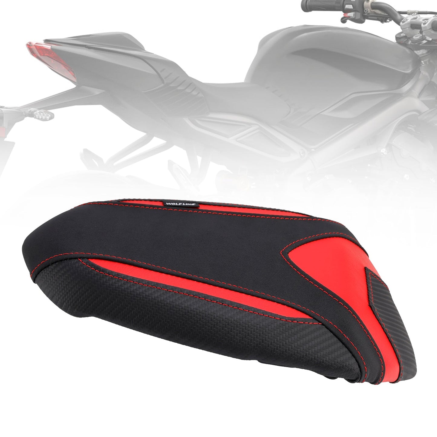2019-2024 Triumph Street Triple Rear 765 765S 765R Passenger Seat Cushion Pu Pillion Flat Black