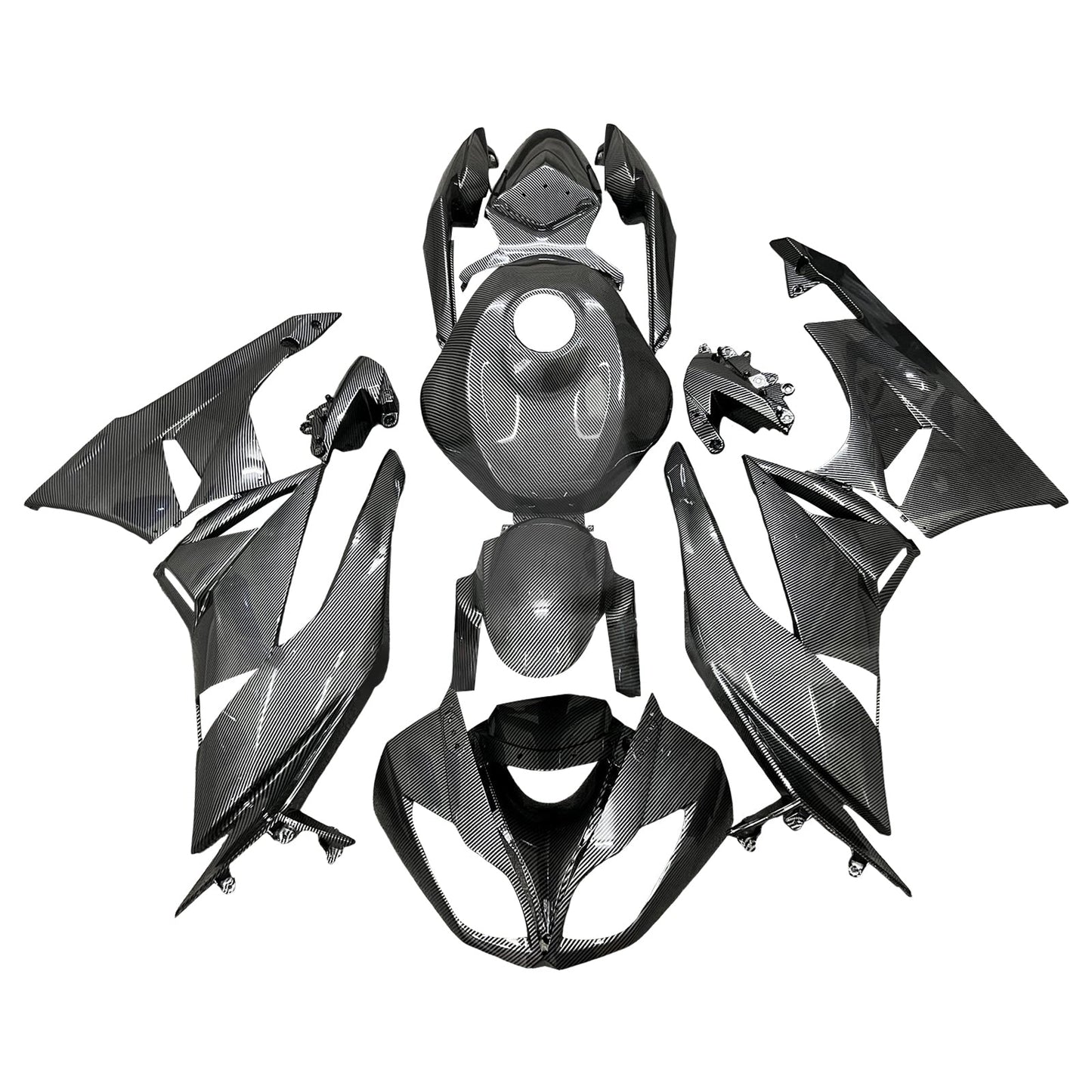 Injection Fairing Kit Bodywork Plastic ABS fit For Kawasaki ZX6R 636 2009-2012