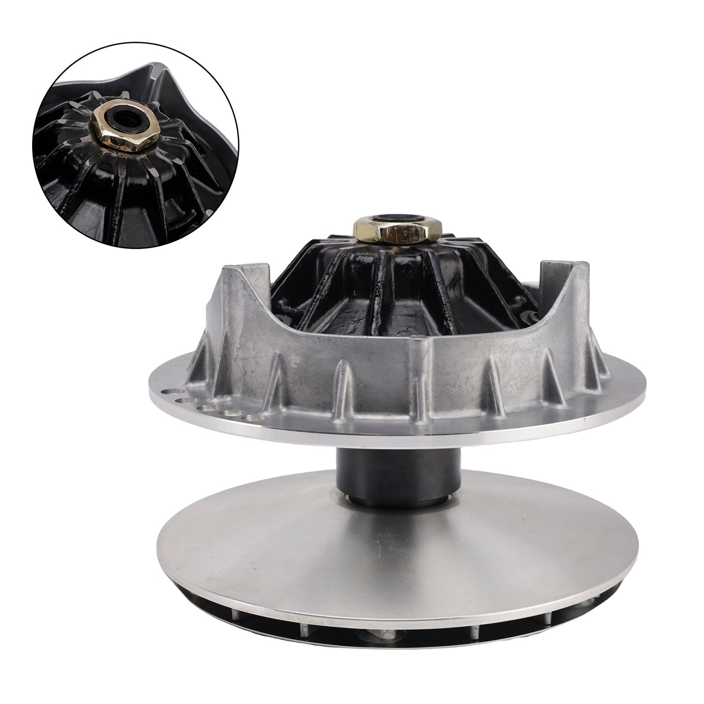 Rear Variator Secondary Driven Clutch Lu104071 For Segway At5 Atv Snarler At6 S