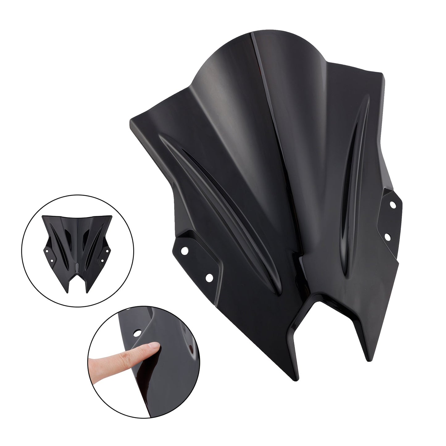 2024-2025 KAWASAKI NINJA 500 EX500R Windshield Windscreen