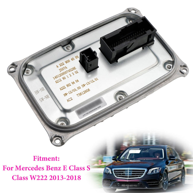 2013-2018 Mercedes Benz E Class S Class W222 Headlight Ballast Control Module A2129004505