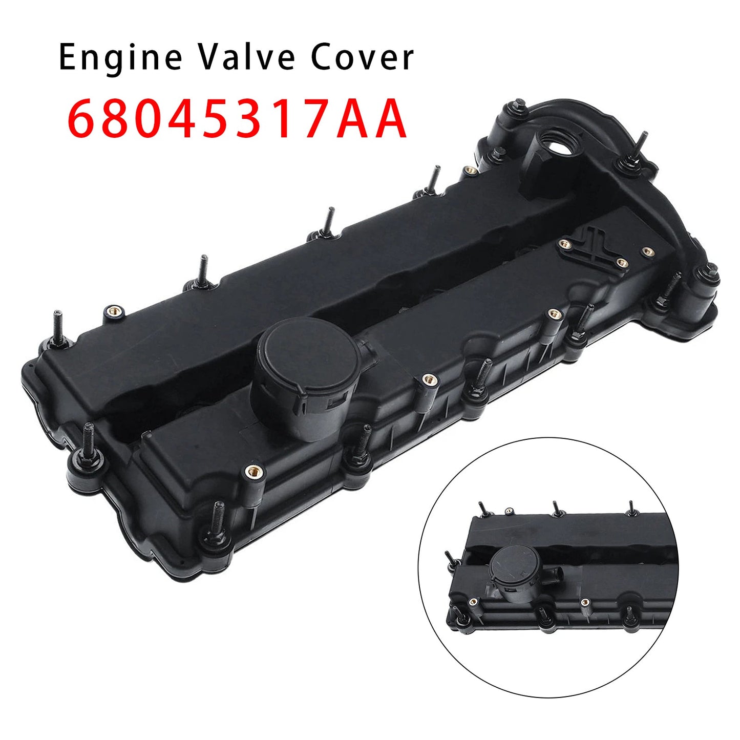 2007-2018 For Jeep Wrangler III JK 2.8 CRD SUV Engine Valve Cover 68045317AA 220132414