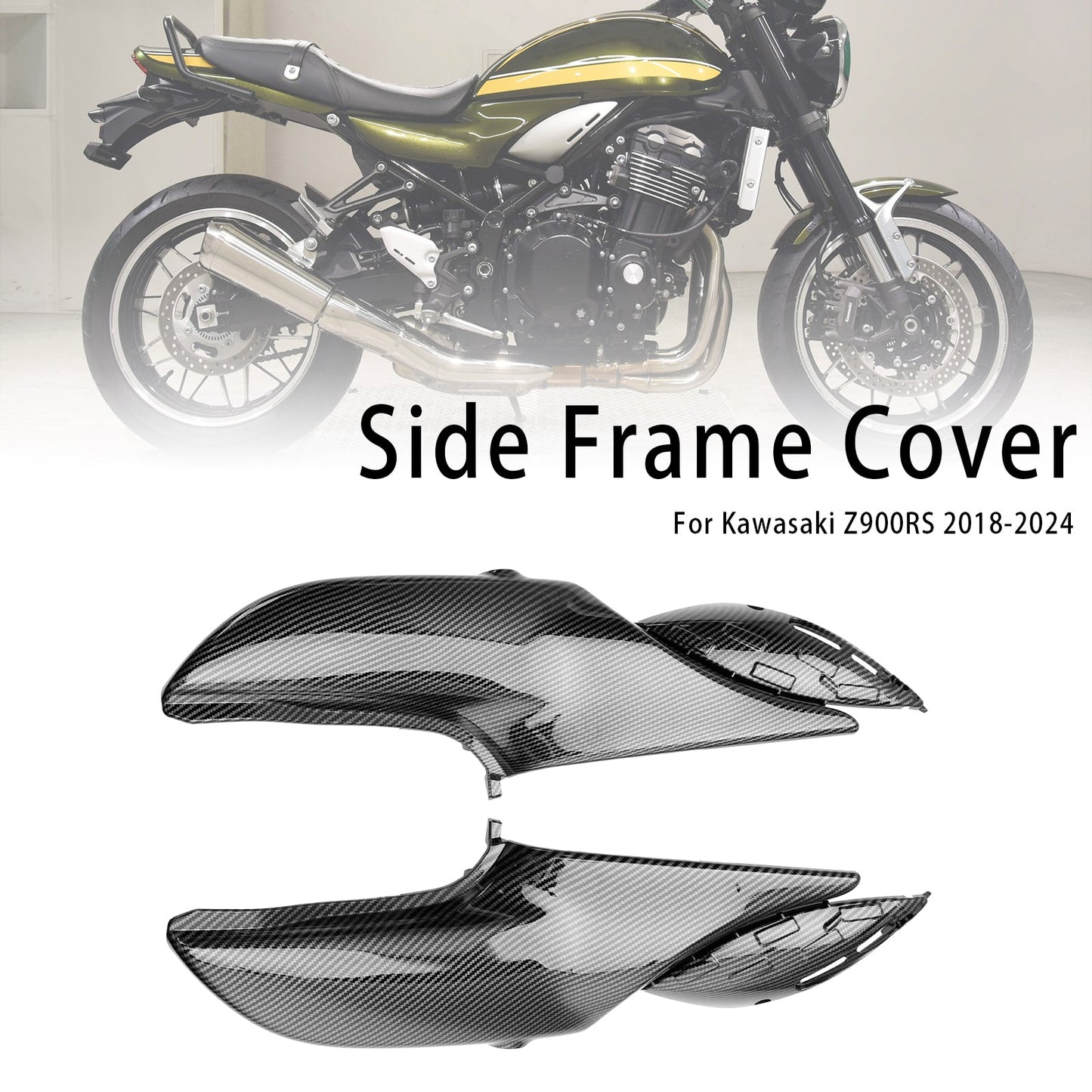 2018-2024 Kawasaki Z900RS Side Frame Panel Protector Fairings Cover