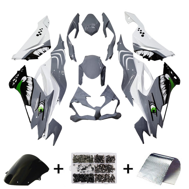 Injection Fairing Kit Bodywork Plastic ABS fit For Kawasaki ZX6R 2019-2023