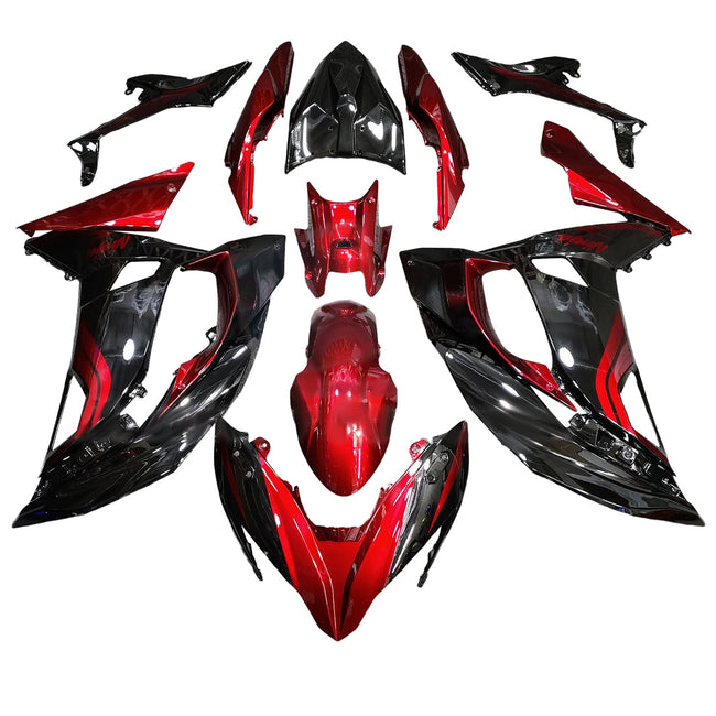 Injection Fairing Kit Bodywork Plastic ABS fit For Kawasaki ER-6F Ninja650R 2017-2019