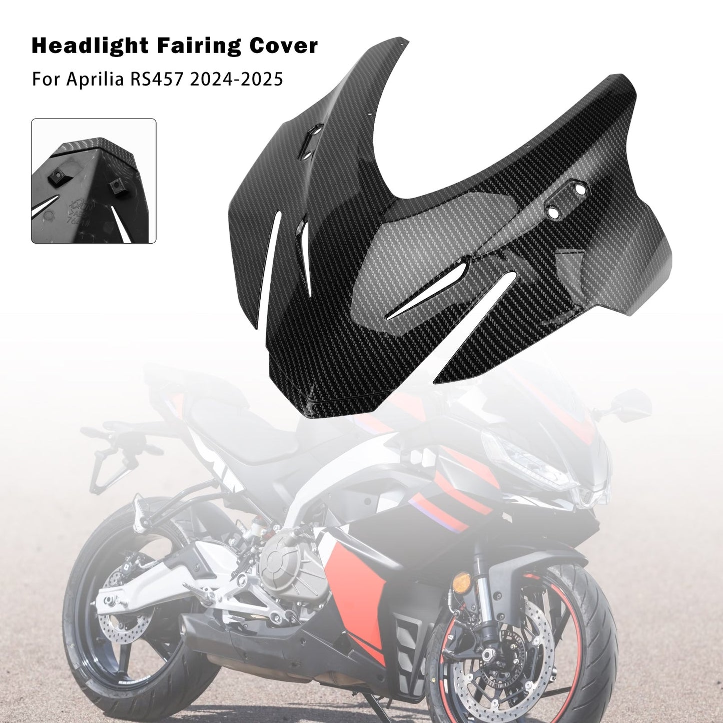 2024-2025 Aprilia RS457 RS 457 Headlight Fairing Windshield Cover