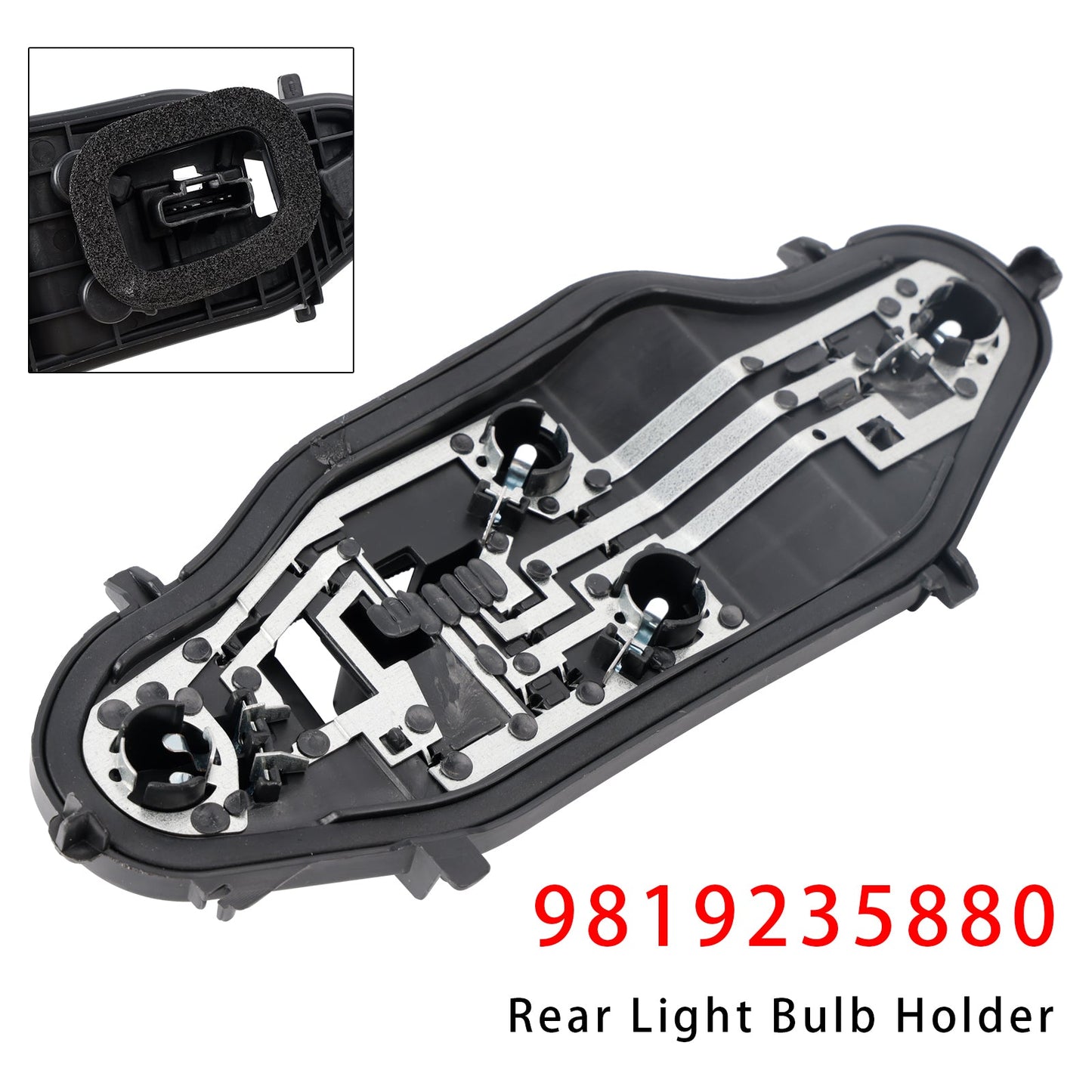 Left Rear Light Bulb Holder For Peugeot Partner Berlingo Combo 2019-2024