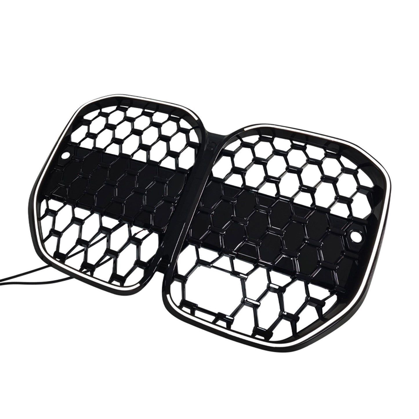 2020-2025 Fit BMW 4 Series G22 G23 G82 W/ ACC Black Front Bumper Grille Grill