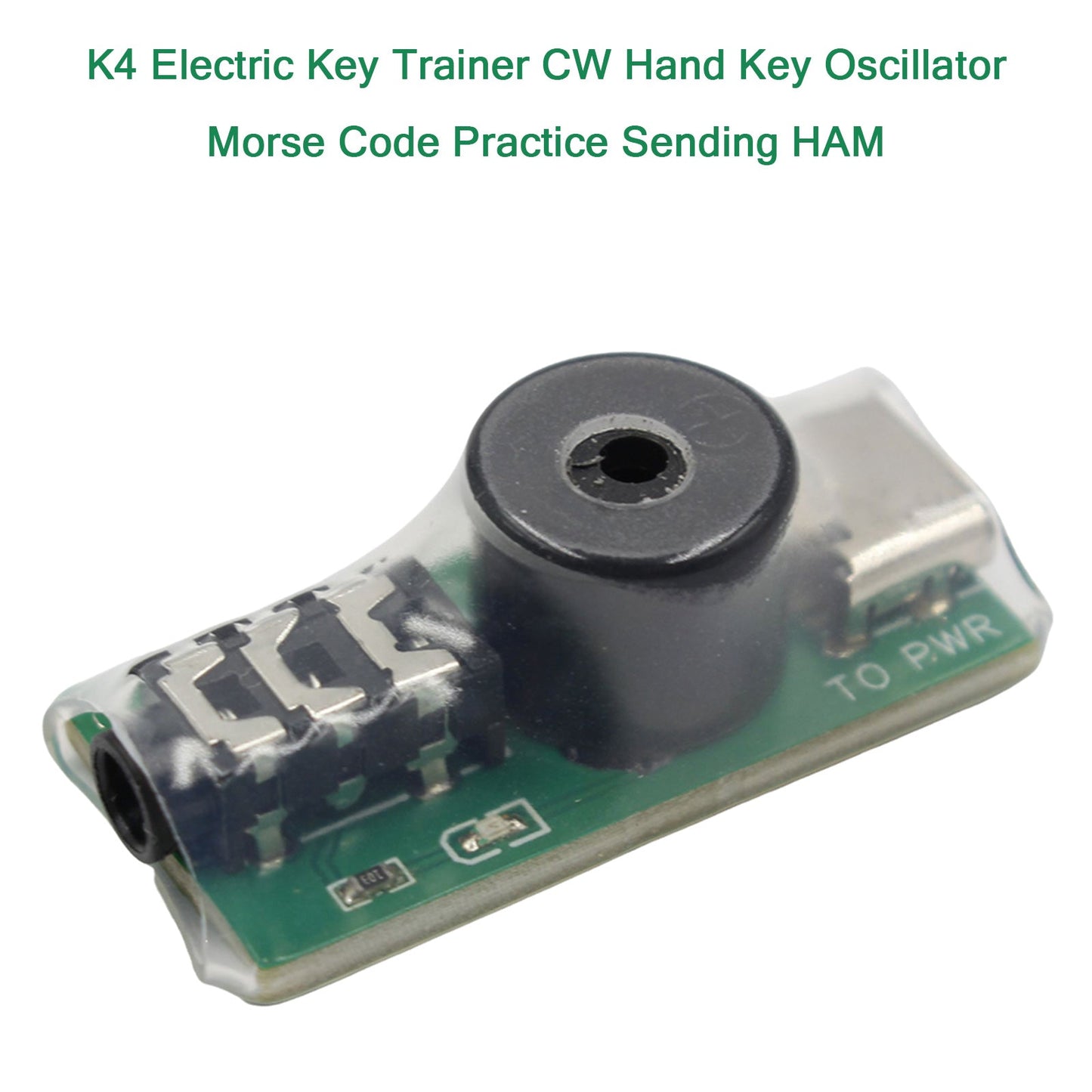 K4 Electric Key Trainer CW Hand Key Oscillator Morse Code Practice Sending HAM