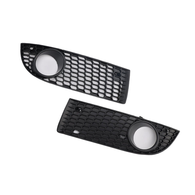 2005-2007 Volkswagen Bora Black Front Honeycomb Fog Light Grille Cover