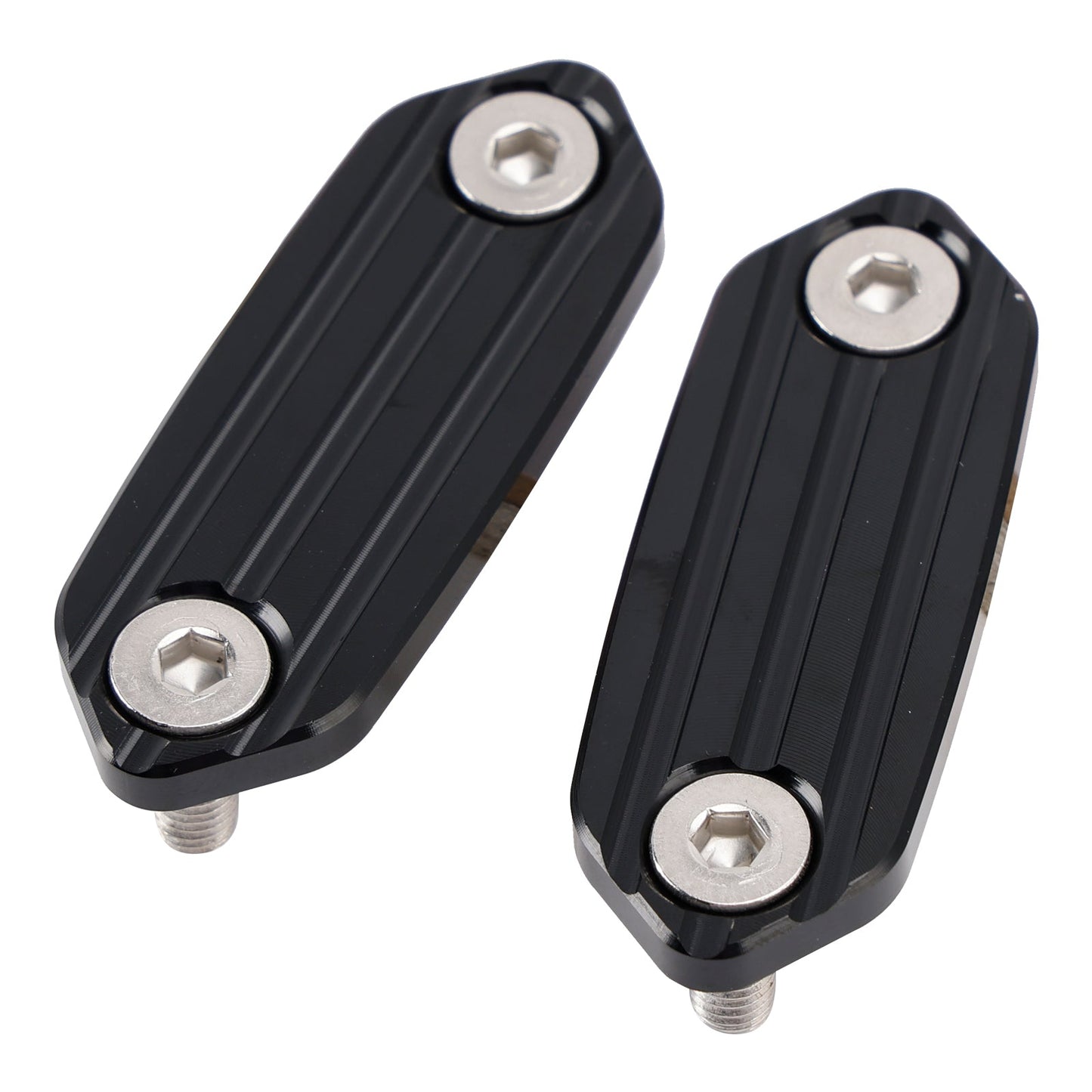 ALUMINUM MIRROR BLOCK PLATES FOR KAWASAKI NINJA ZX6R ZX-6R ZX 636 2013-2026