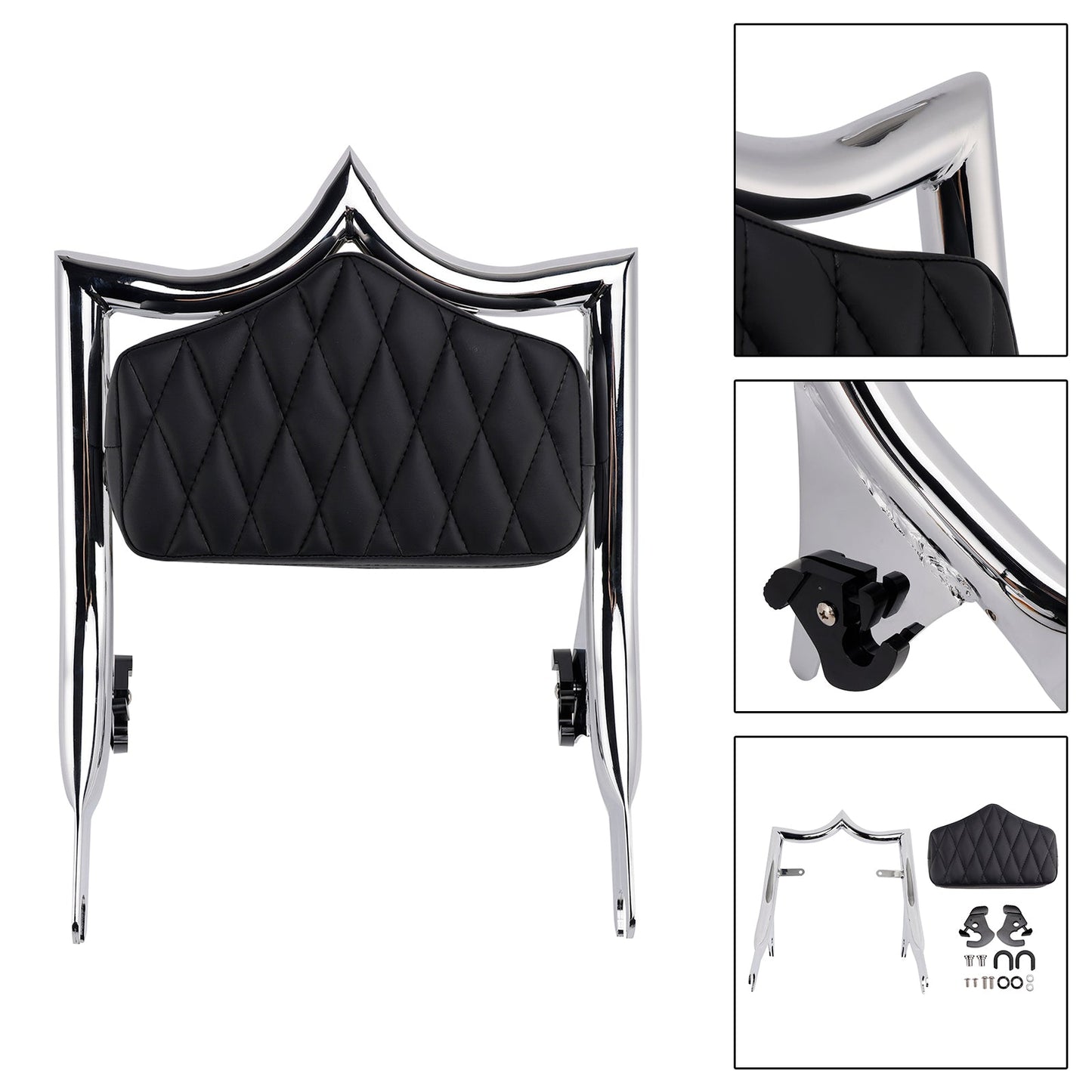 2012 CVO Street Glide FLHXSE3 Passenger Sissy Bar Backrest