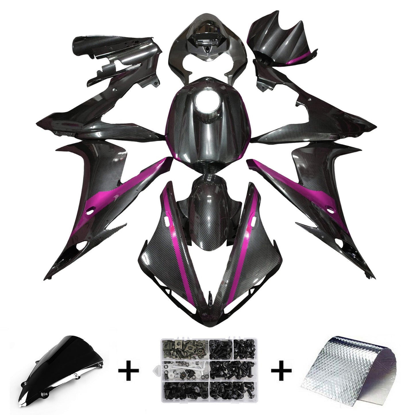 Injection Fairing Kit Bodywork Plastic ABS For Yamaha YZFR1 YZF-R1 2004-2006