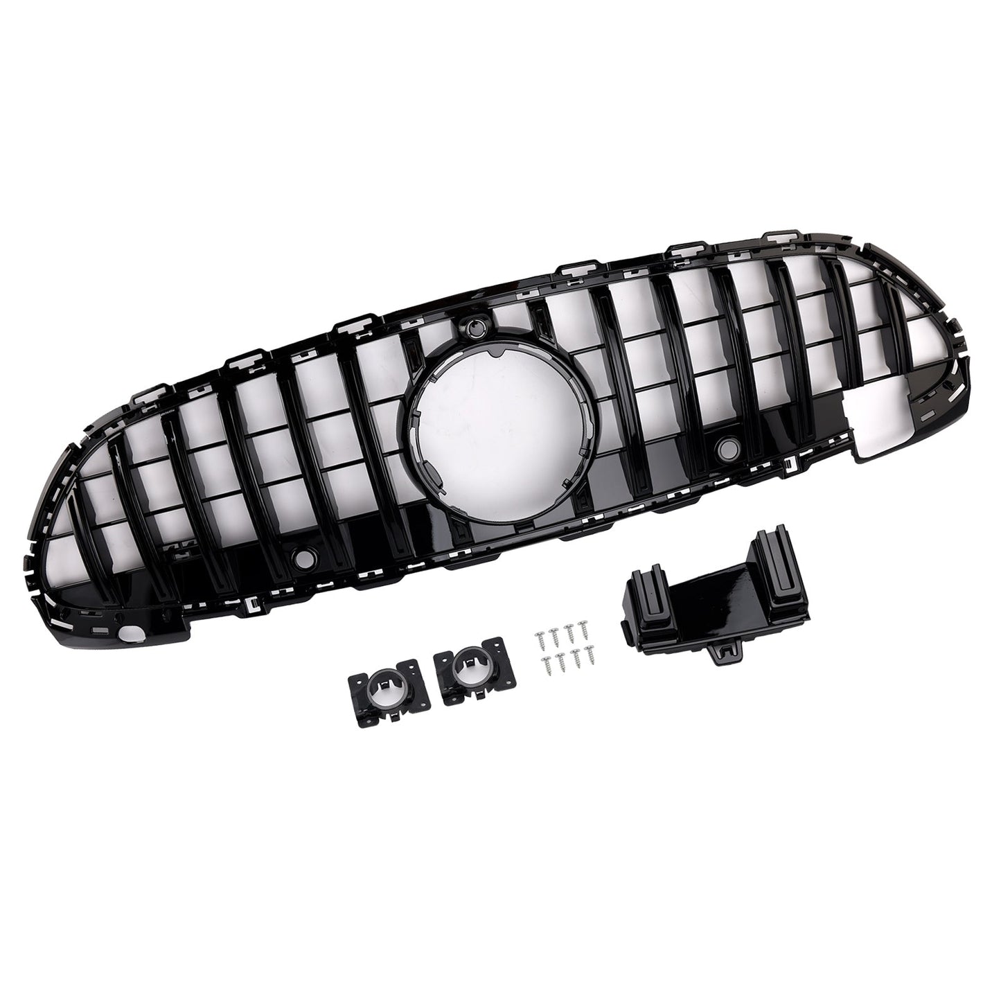 2022-2023 Mercedes Benz W206 W/Camera GTR Style Front Bumper Grille Grill