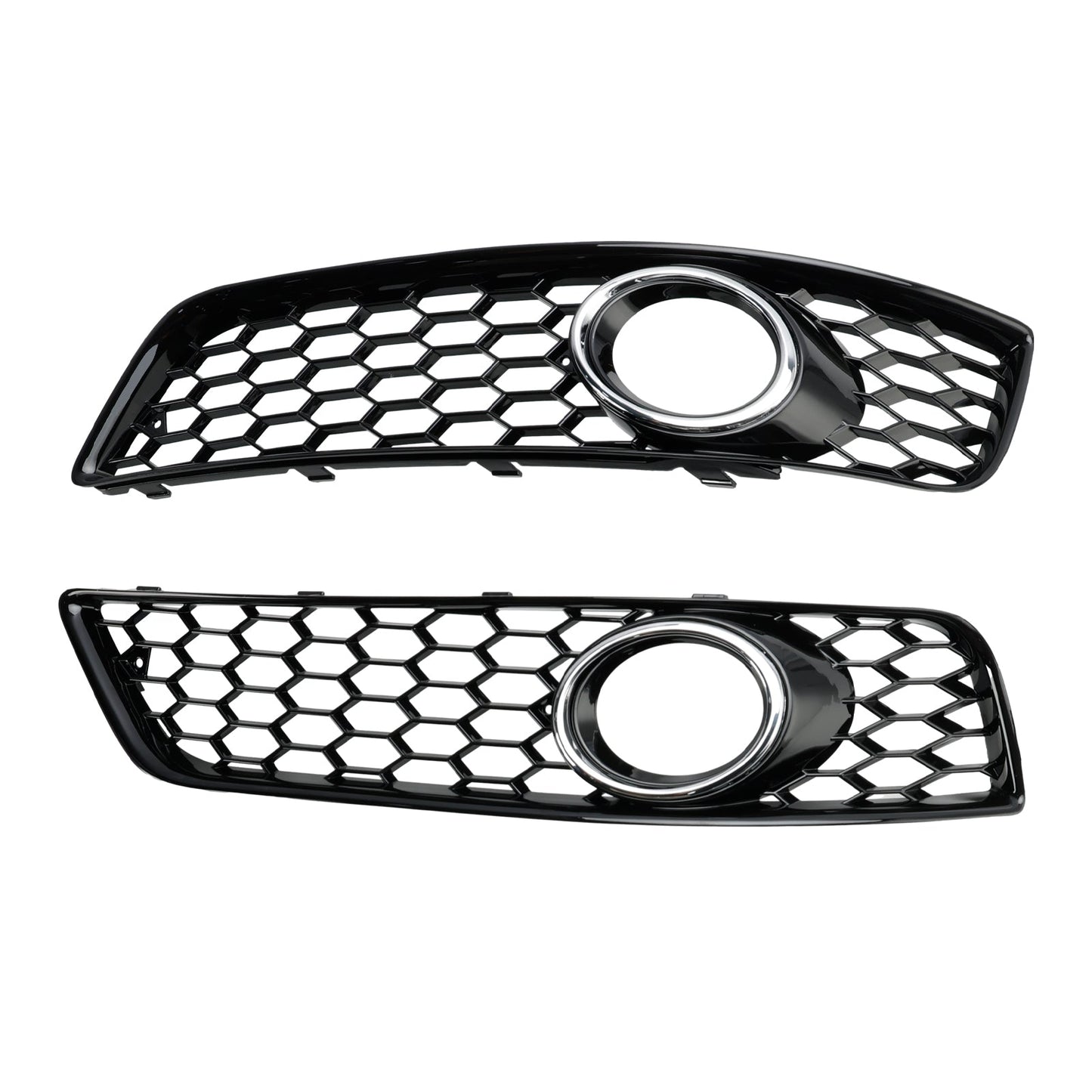 2009-2013 Audi A3 8P Honeycomb Bumper Front Fog Light Grille Grill Cover