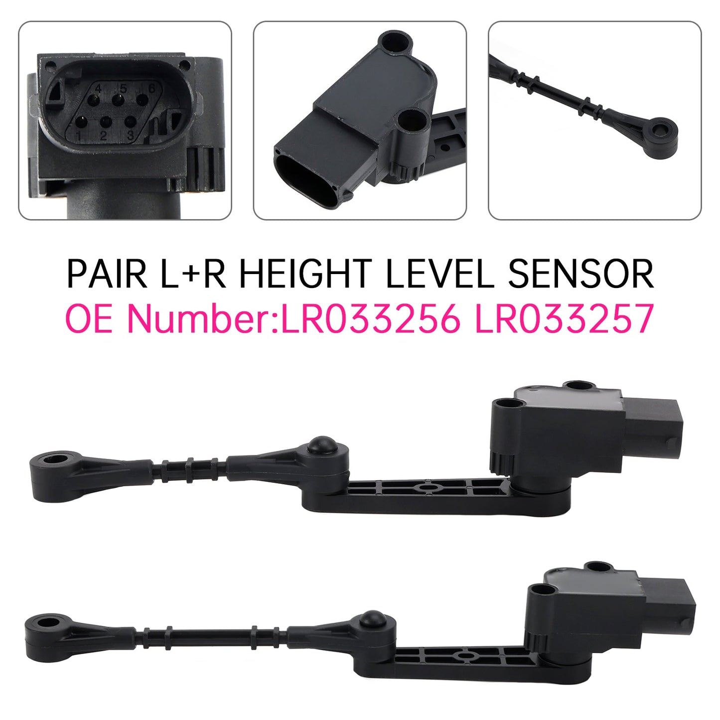 Pair F&R Height Level Sensor For Discovery 5 Range Rover Sport L405 L494