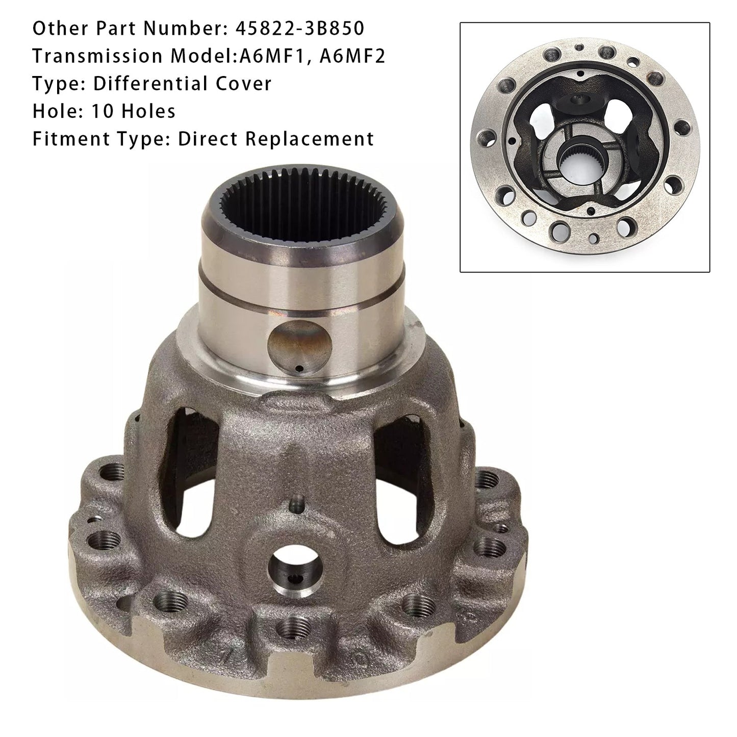 2011-2016 Kia Sportage Transmision Differential Case Cup 45822-3B850