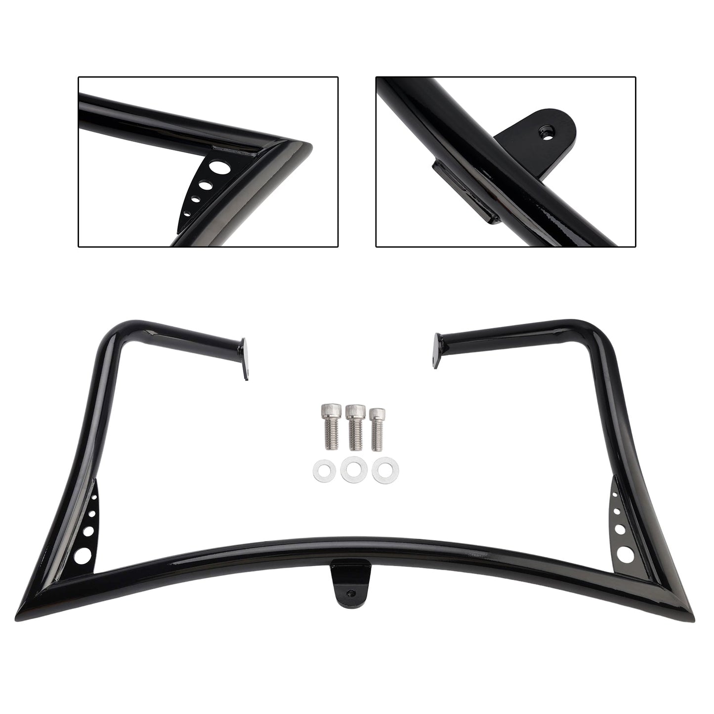2002-2014 CVO Road King FLHRSEI Engine Guard Frame Anti-Crash Bumper Protector Black