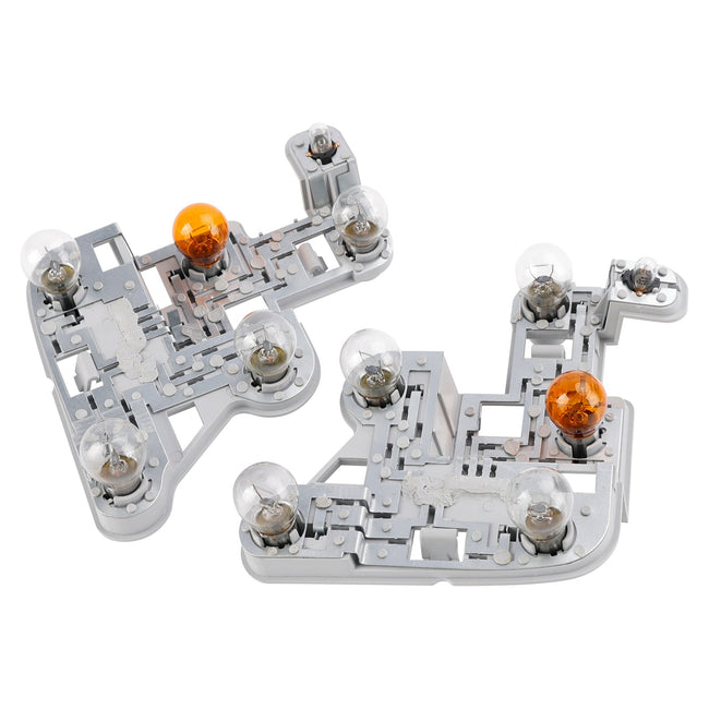 2007-2010 Mercedes W204 C-Class Left+Right Tail Lamp Bulb Holder with Bulbs