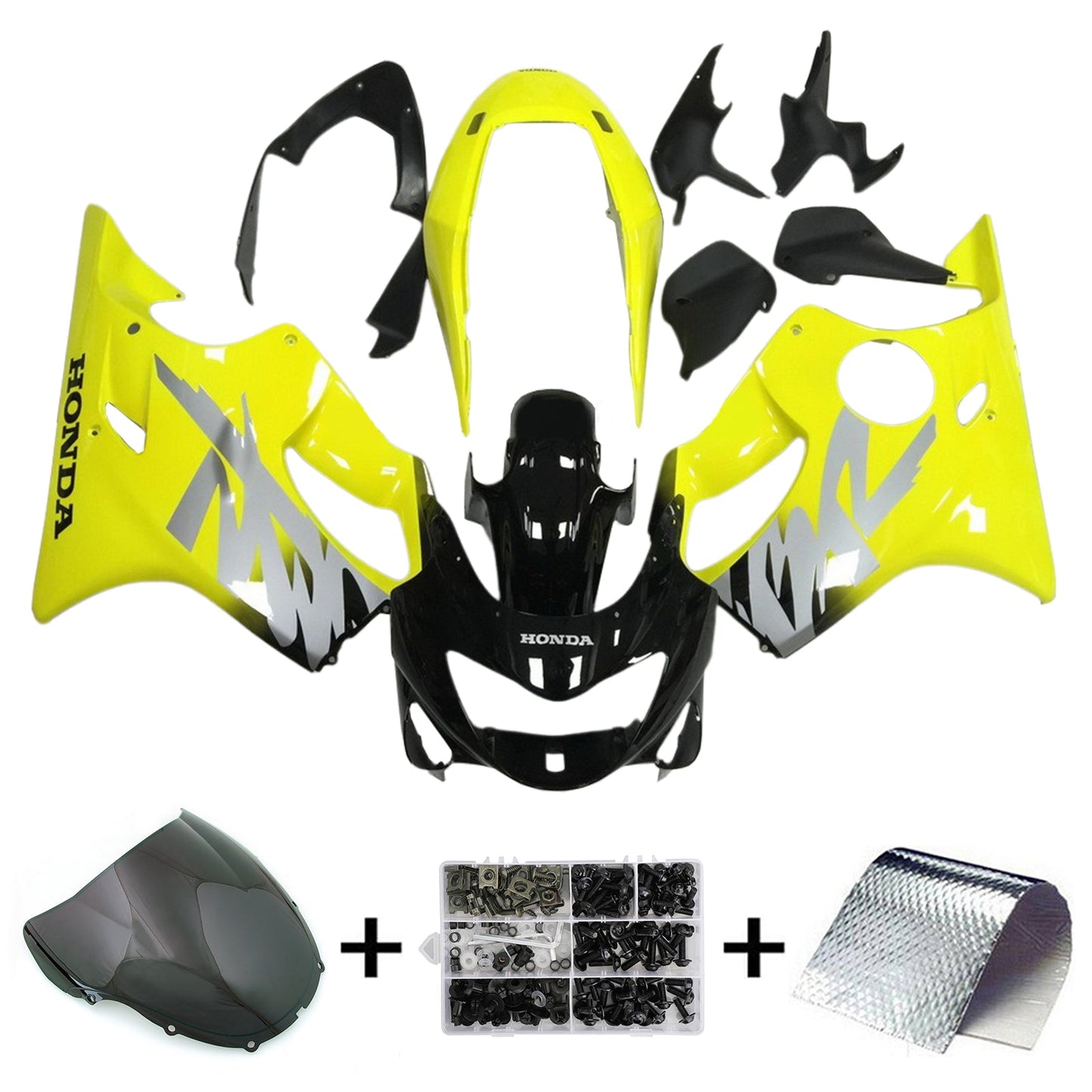 1999-2000 Honda CBR600 F4 Injection Fairing Kit Bodywork Plastic ABS