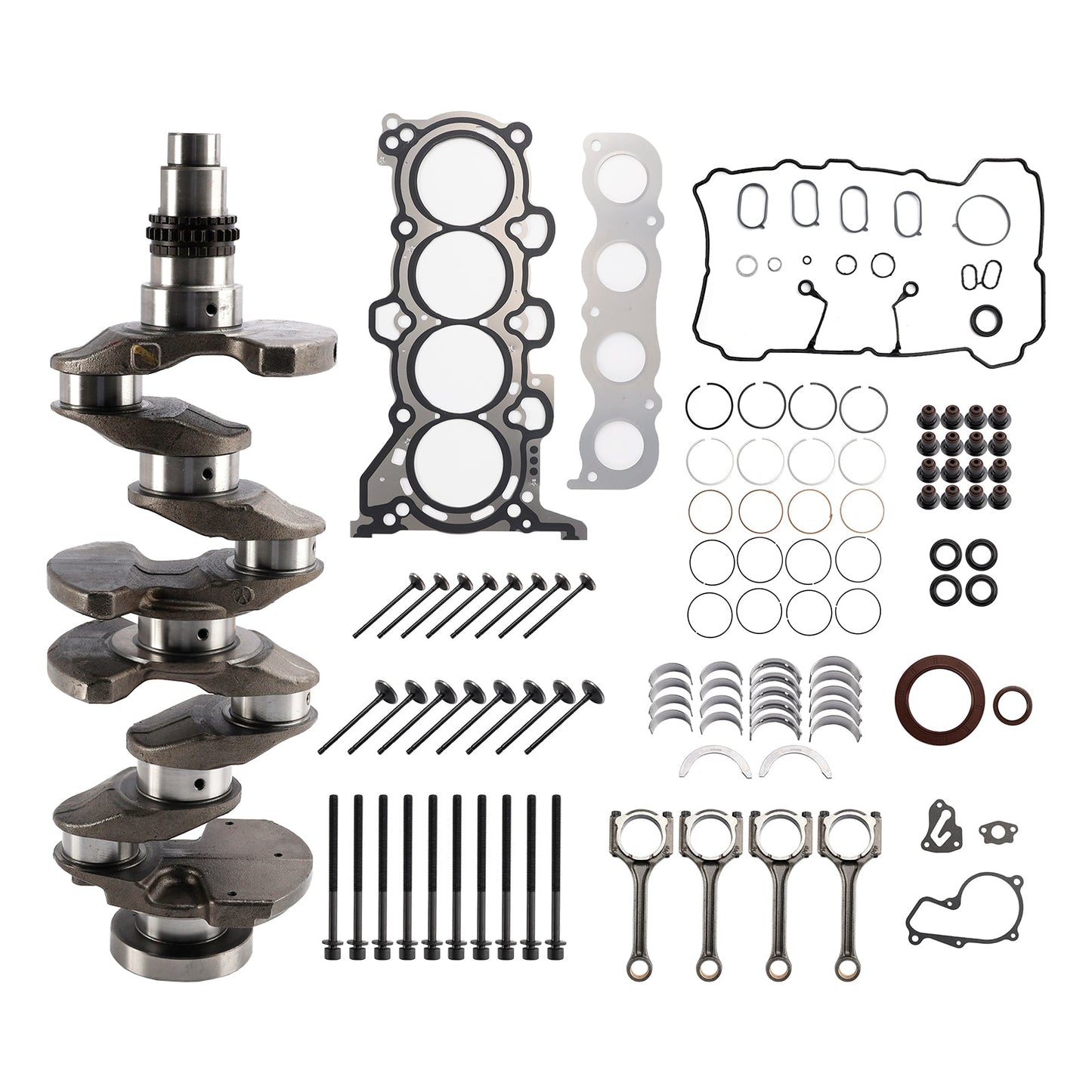2019¨Cpresent Kia Seltos G4NH 2.0L Engine Overhaul Rebuild Kit Crankshaft Con Rods 231102E510