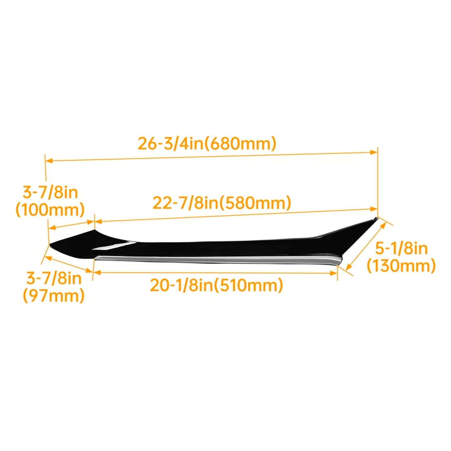 2016-2021 NISSAN MAXIMA Rear Left Side Pillar Molding Trim 78873-9DJ1A