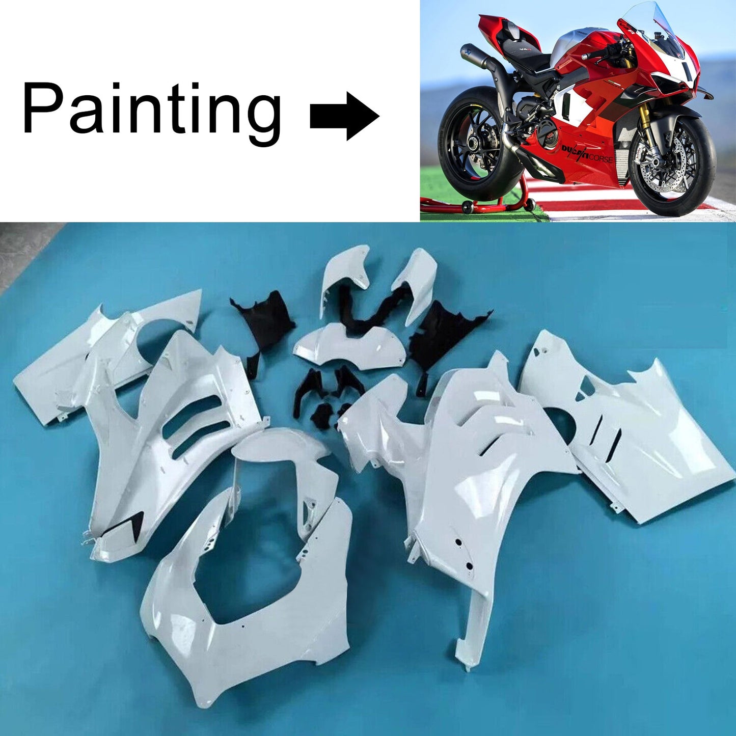 2022-2024 Ducati Panigale V4/V4S 2023-2024 V4SP/V4R Injection Fairing Kit Bodywork