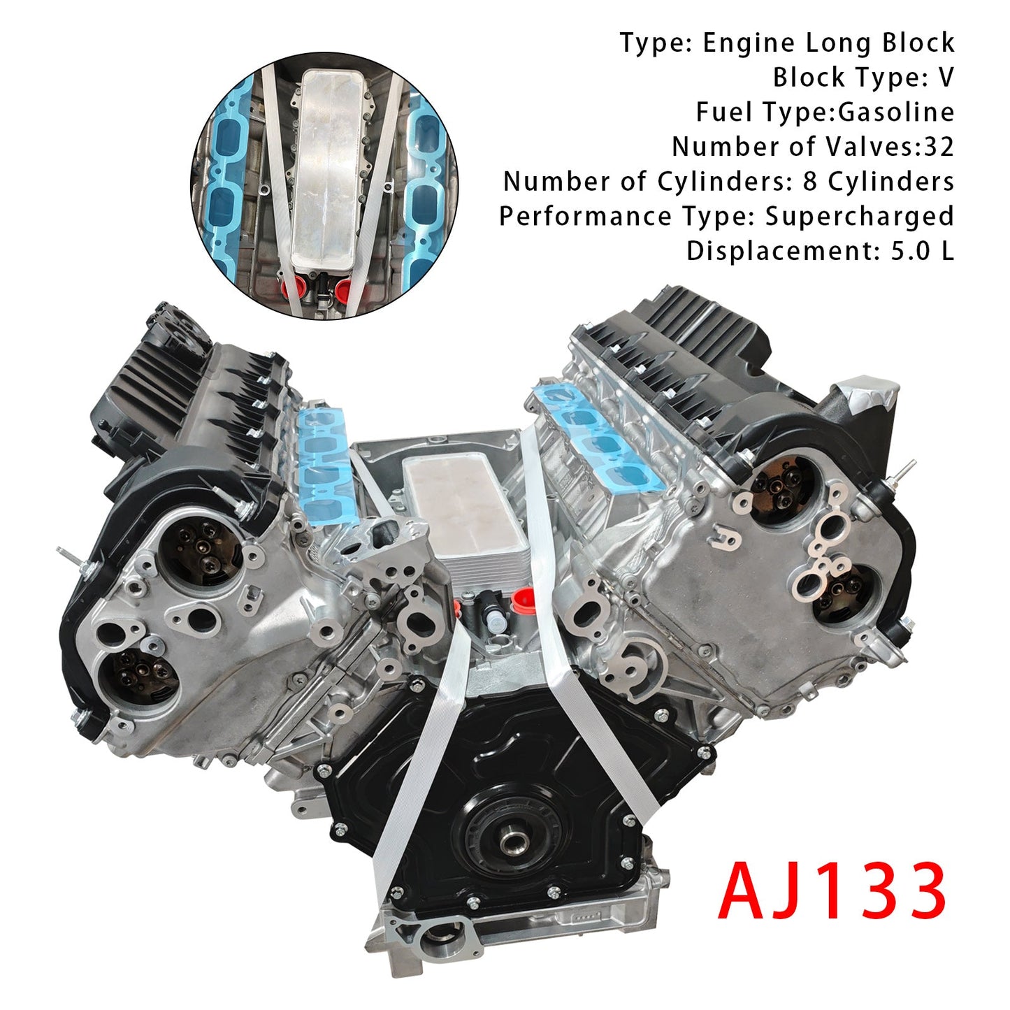 2010-2015 Jaguar XK 5.0L Engine Assembly AJ133 LR079068 LR039821 508PS