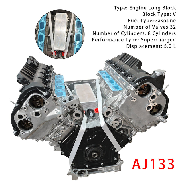 2012-2015 Jaguar XFR-S 5.0L Engine Assembly AJ133 LR079068 LR039821 508PS