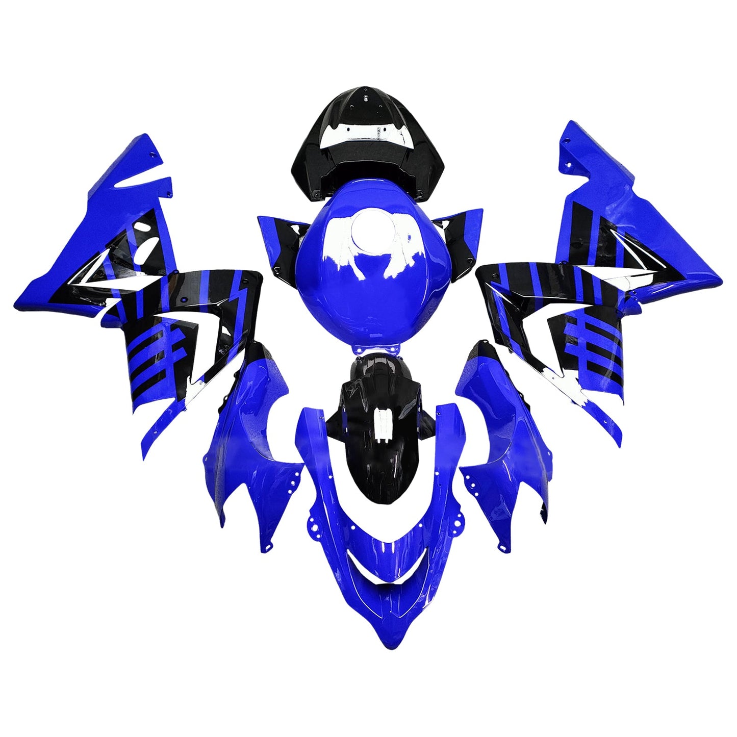 Injection Fairing Kit Bodywork Plastic ABS fit For Kawasaki ZX10R 2004-2005