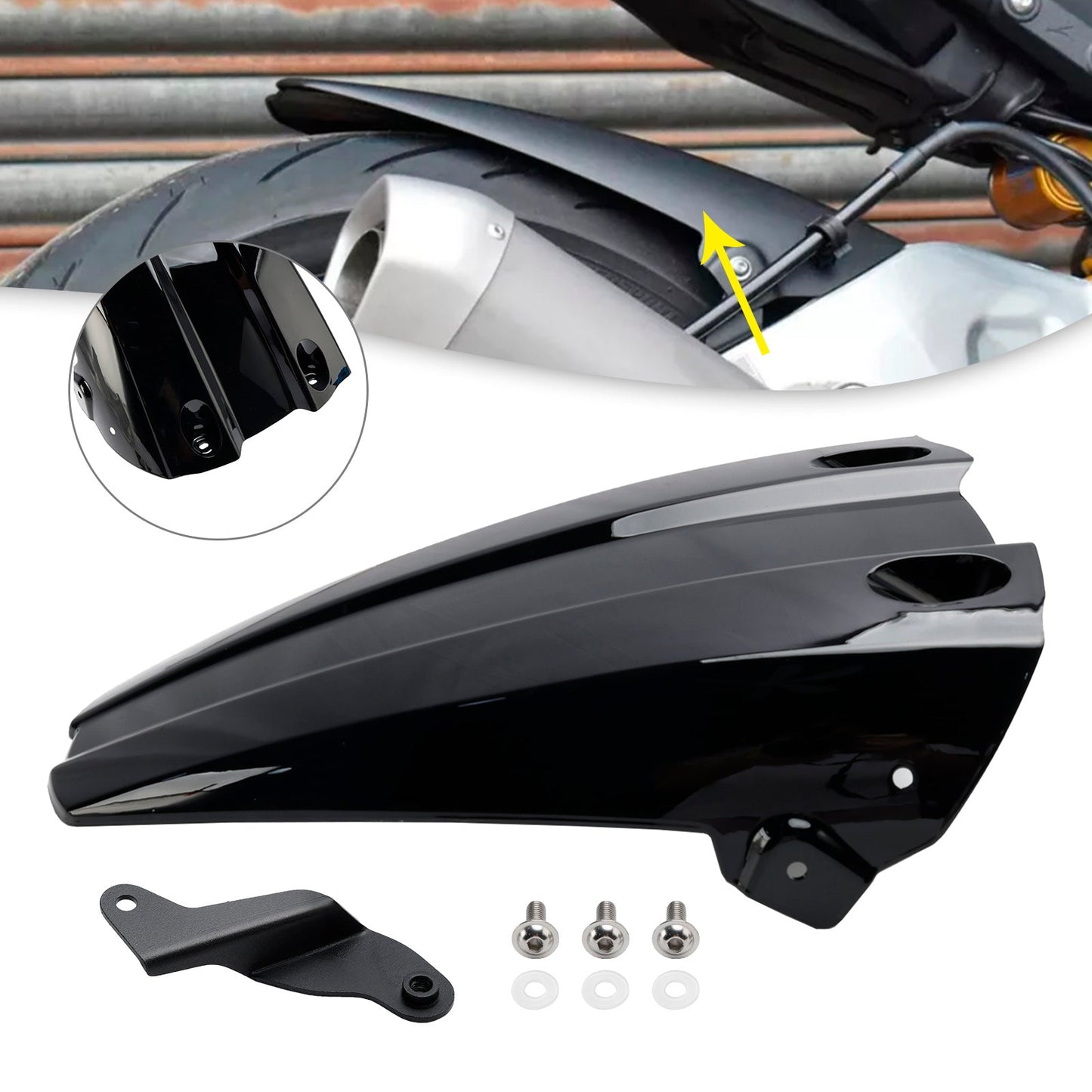 Rear Fender Mudguard Fairing For Yamaha MT-10 / SP MT10 2016-2024