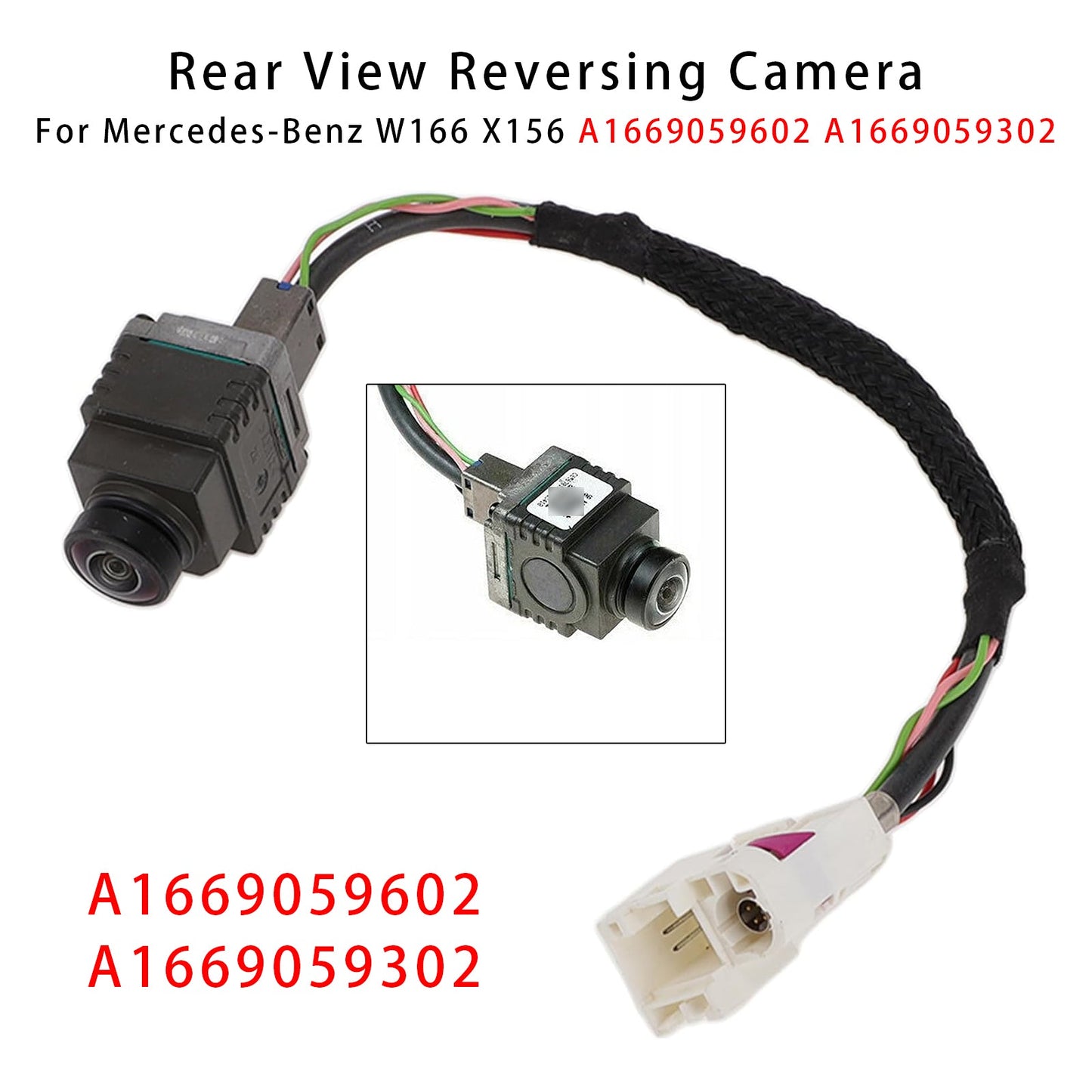 2011-2015 Mercedes-Benz ML W166 Rear View Reversing Camera A1669059602 A1669059302