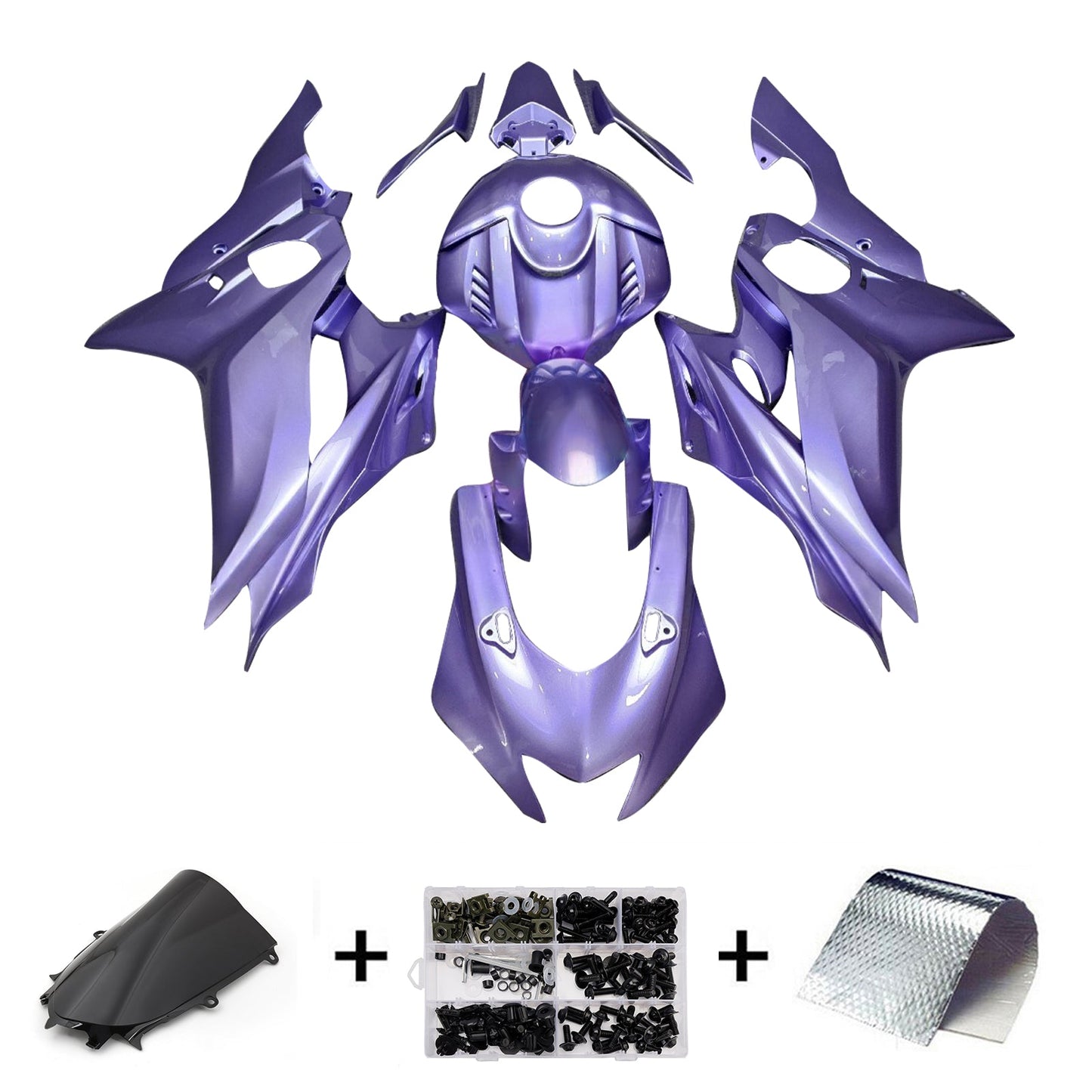 Injection Fairing Kit Bodywork Plastic ABS fit For Yamaha YZF-R6 2017-2023