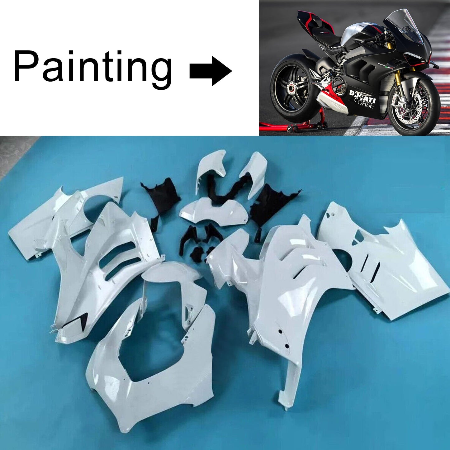 2022-2024 Ducati Panigale V4/V4S 2023-2024 V4SP/V4R Injection Fairing Kit Bodywork